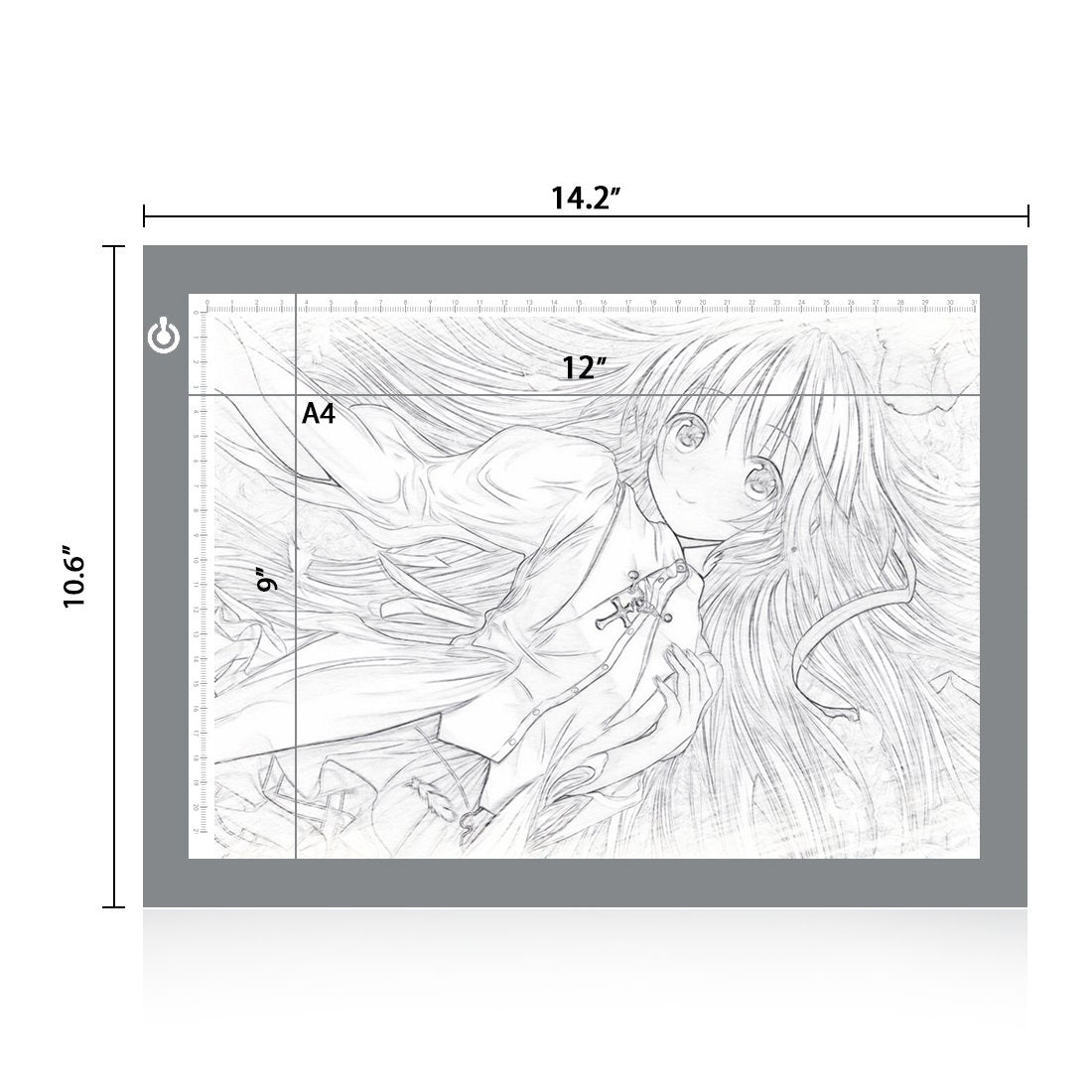 LitEnergy A4 LED Light Tracing Pad for Sketching