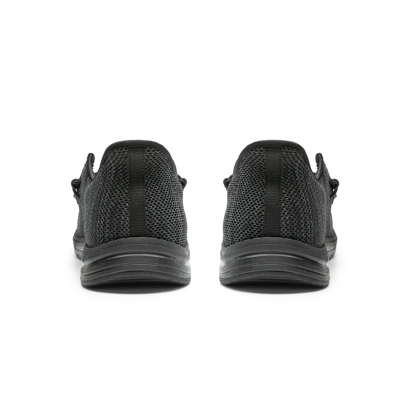 Bruno Marc Hand Free Mens Casual Loafers, Men's Stretch Lace Up Slip On Shoes, Arch Support Non Slip Barefoot Shoes for Men, Comfortable & Light-Weight,Size 9,All Black,SBLS2408M