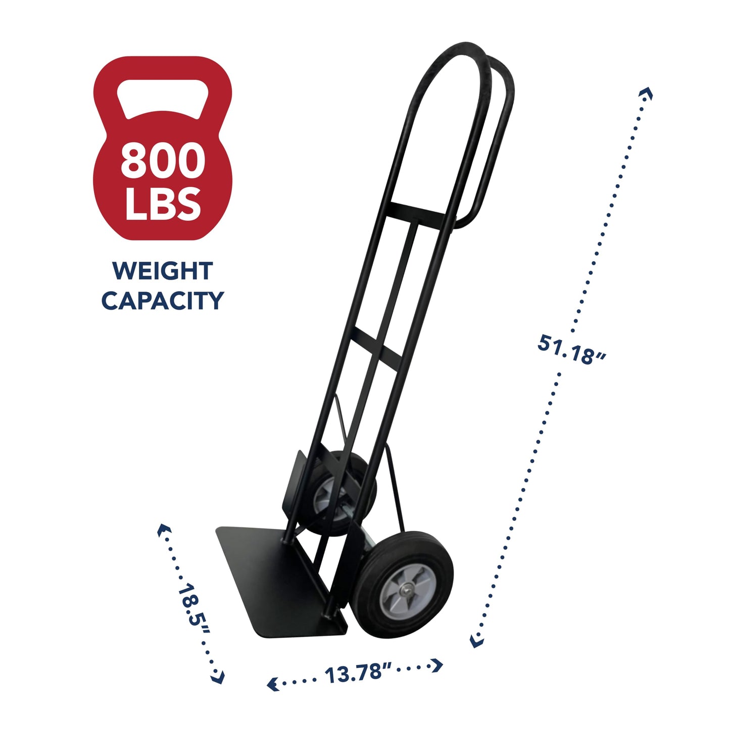 Olympia Tools 800 Lb Steel Hand Truck