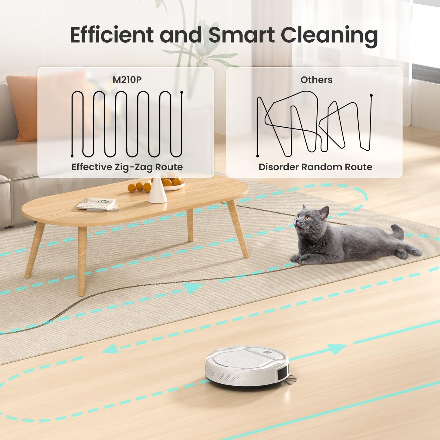 Lefant M210 Pro Robot Vacuum with Wi-Fi Control