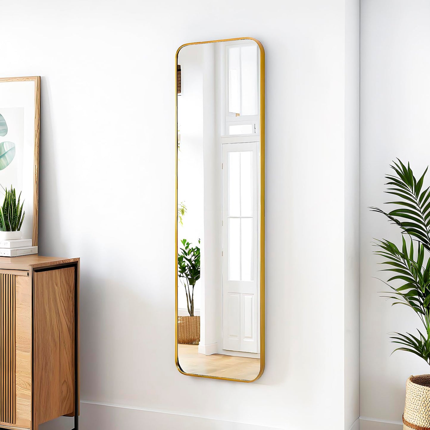 Full Body Length Wall Mounted Mirror 47x14"