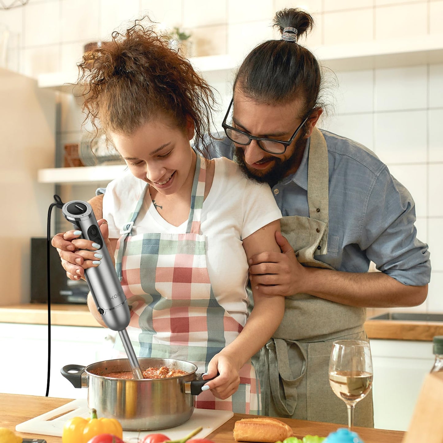 5-in-1 KOIOS Immersion Hand Blender with Turbo