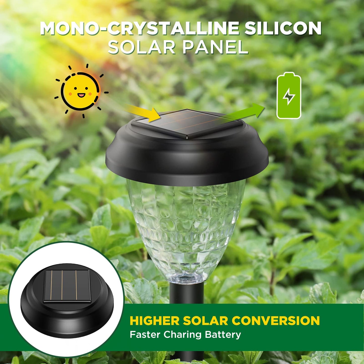 10 Pack URAGO Solar Powered Outdoor Lights