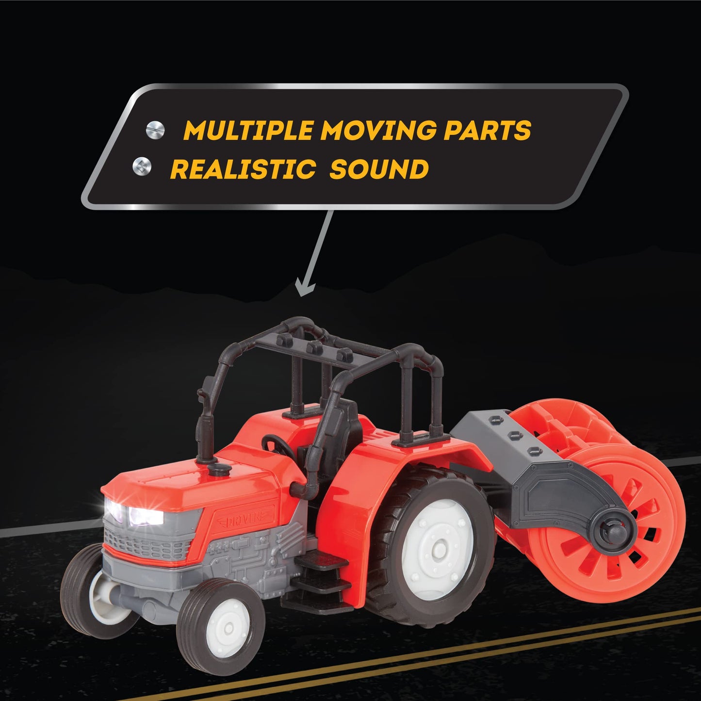 Driven Farm Tractor Toy with Interactive Features