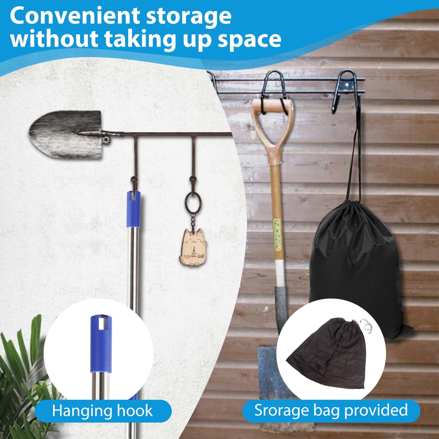 Cobweb Duster with Extension Pole for High Ceilings