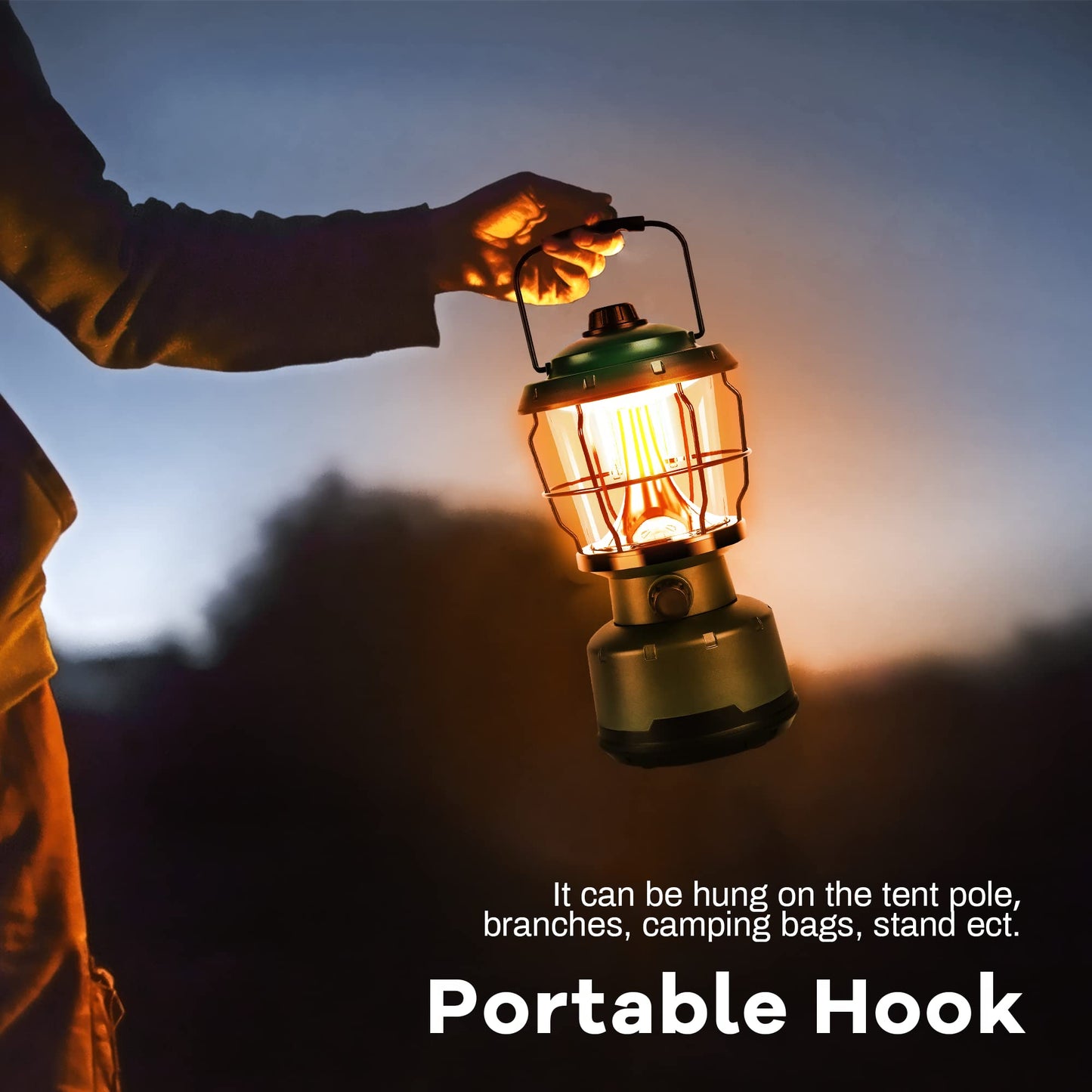 2500LM Rechargeable LED Camping Lantern