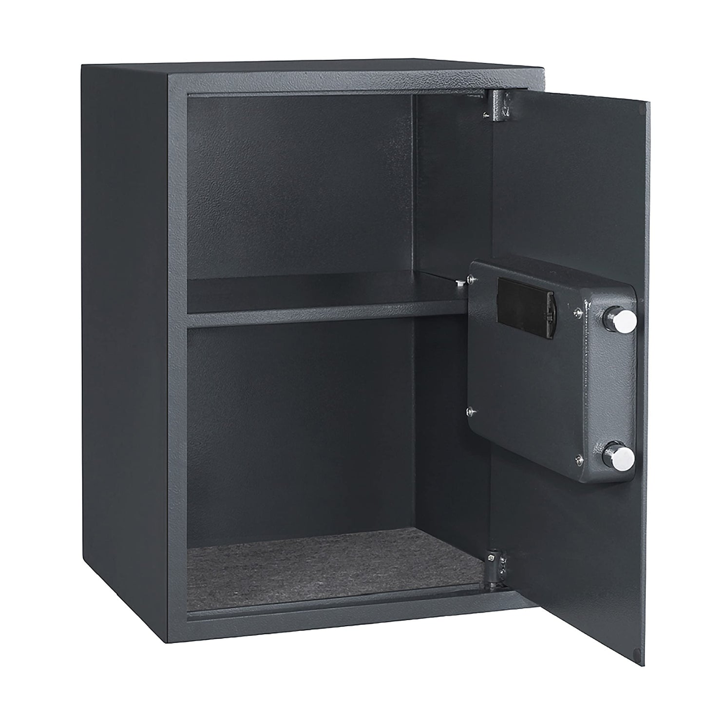 Compact Steel Safe Box for Money and Jewelry