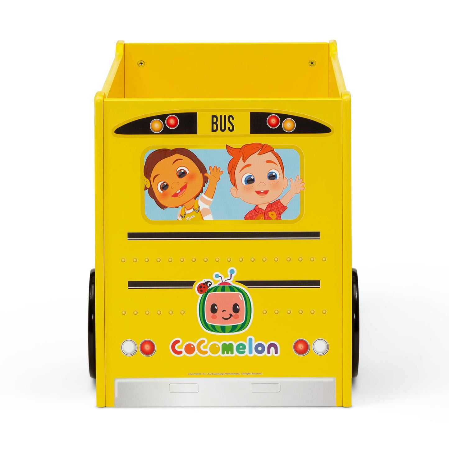 CoComelon School Bus Toy Box by Delta Children