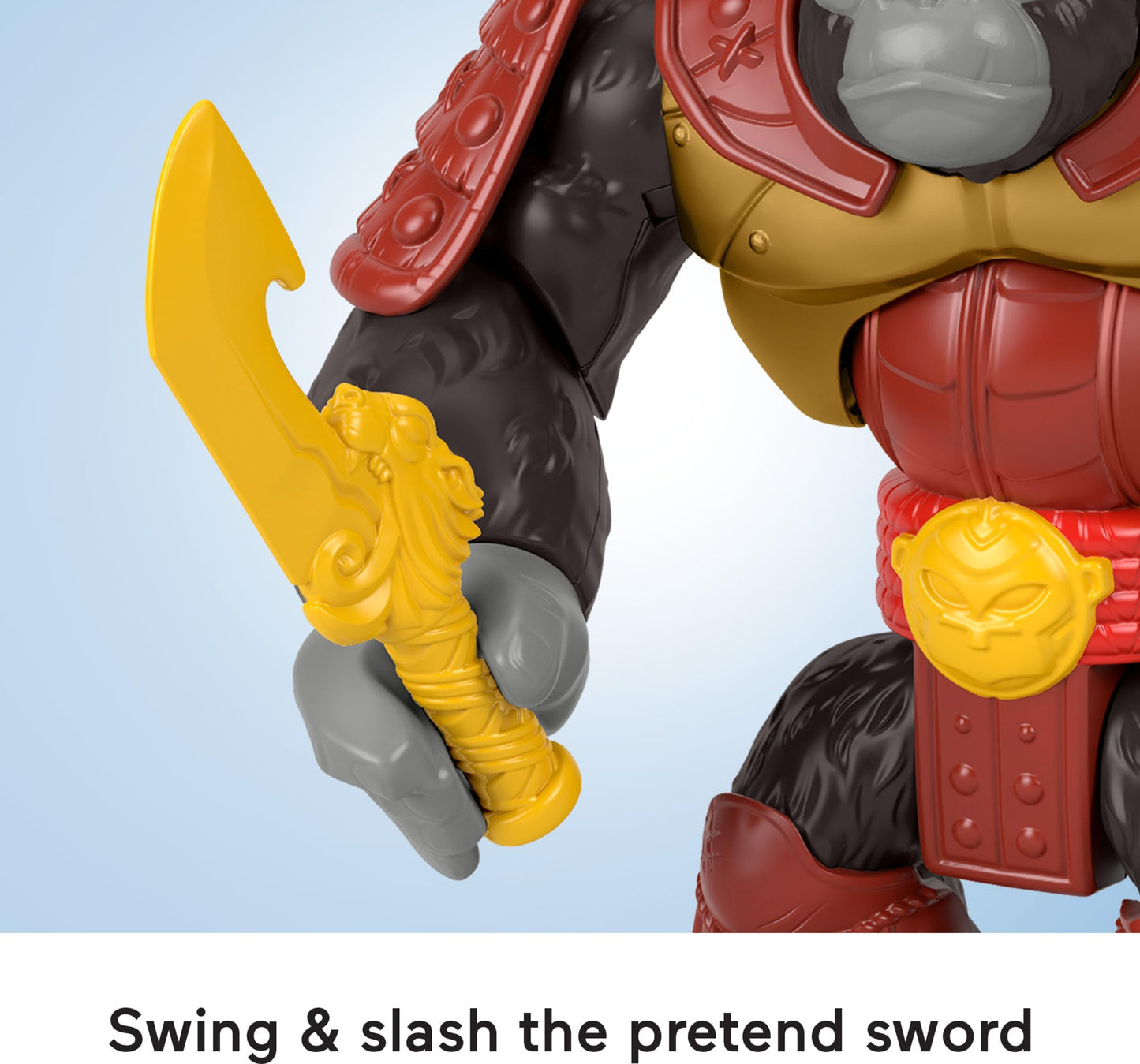 Fisher-Price Silverback Gorilla Figure with Accessories
