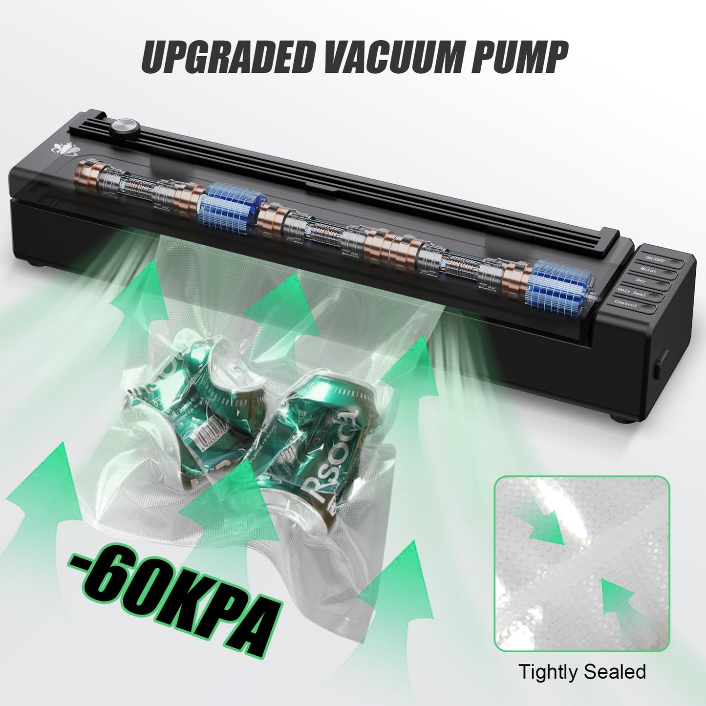 Cordless Vacuum Sealer for Food Storage