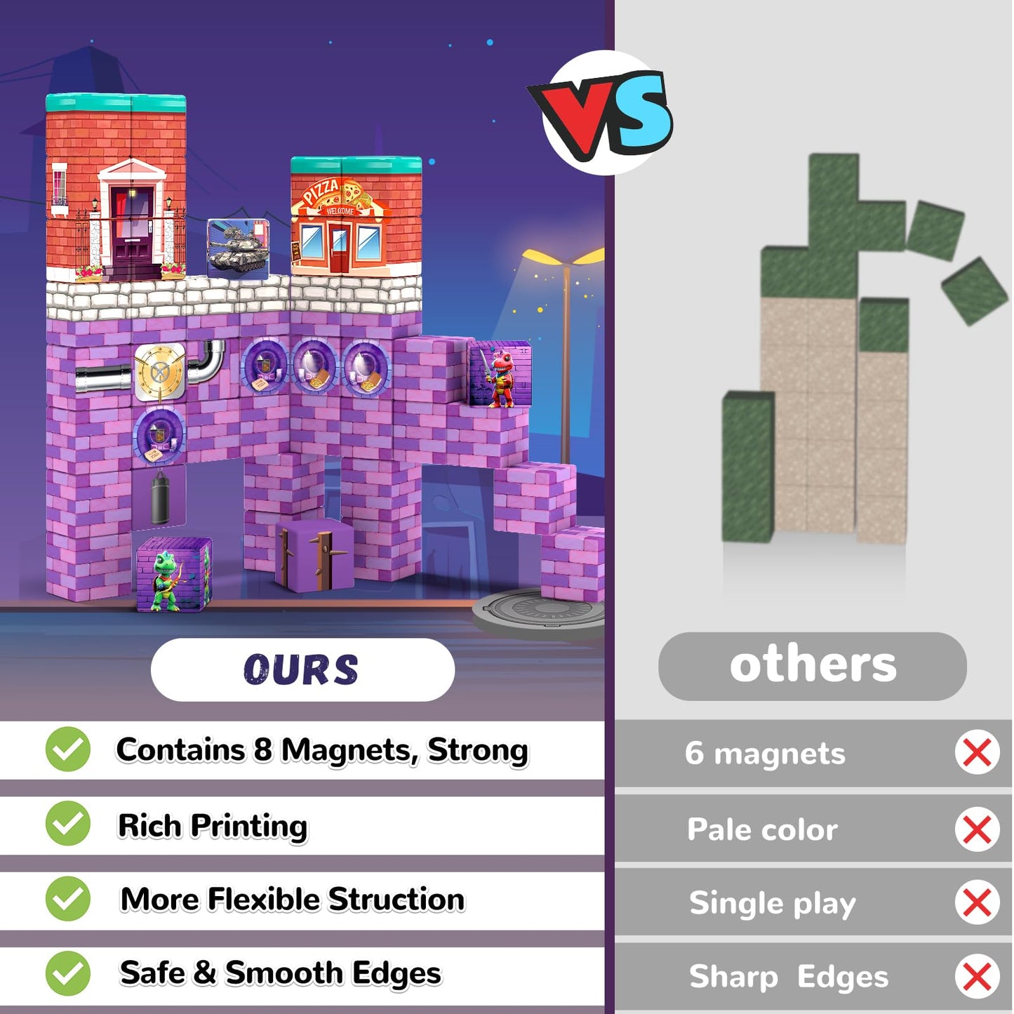 Magnetic Building Blocks for Kids - STEM Toys