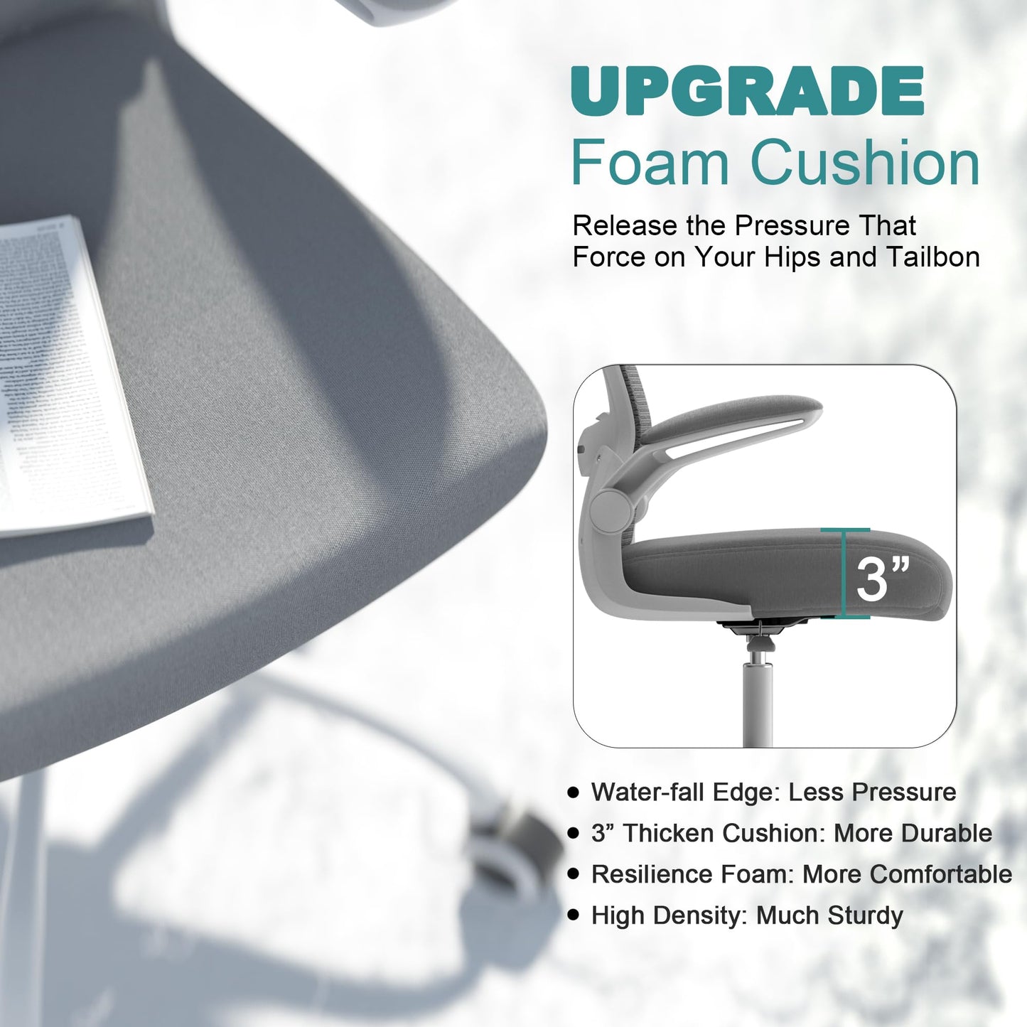 Mimoglad Ergonomic Office Chair with Lumbar Support