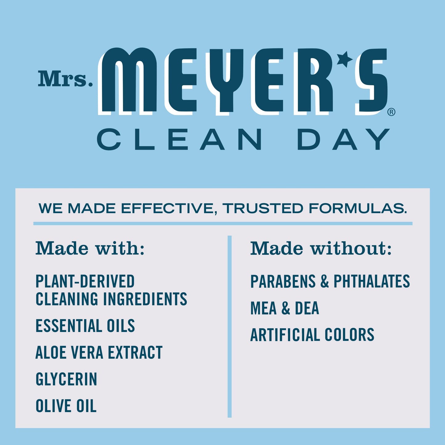Mrs. Meyer's Hand Soap, Essential Oils, 3-Pack