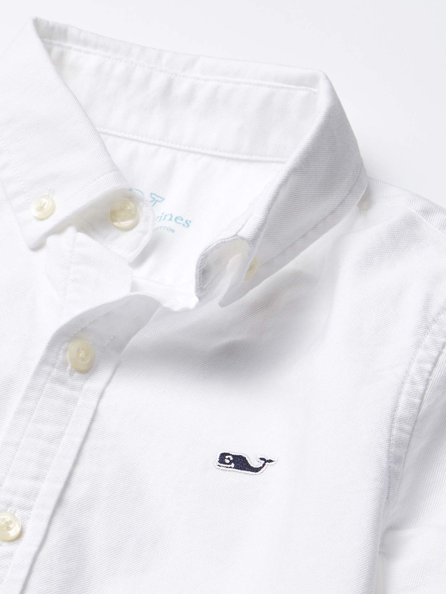 Boy's Long Sleeve Oxford Whale Shirt by vineyard vines