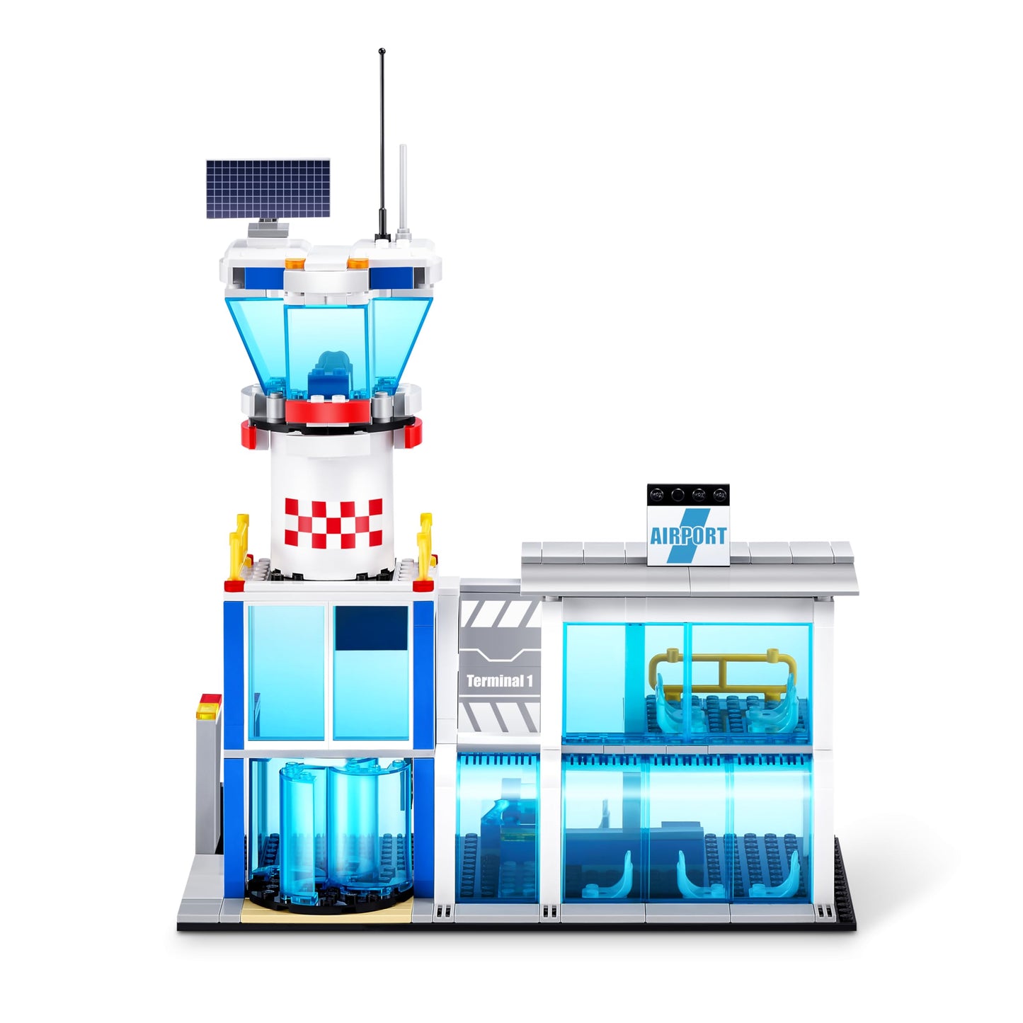 MAX Adventure Airport Playset with 720 Building Bricks