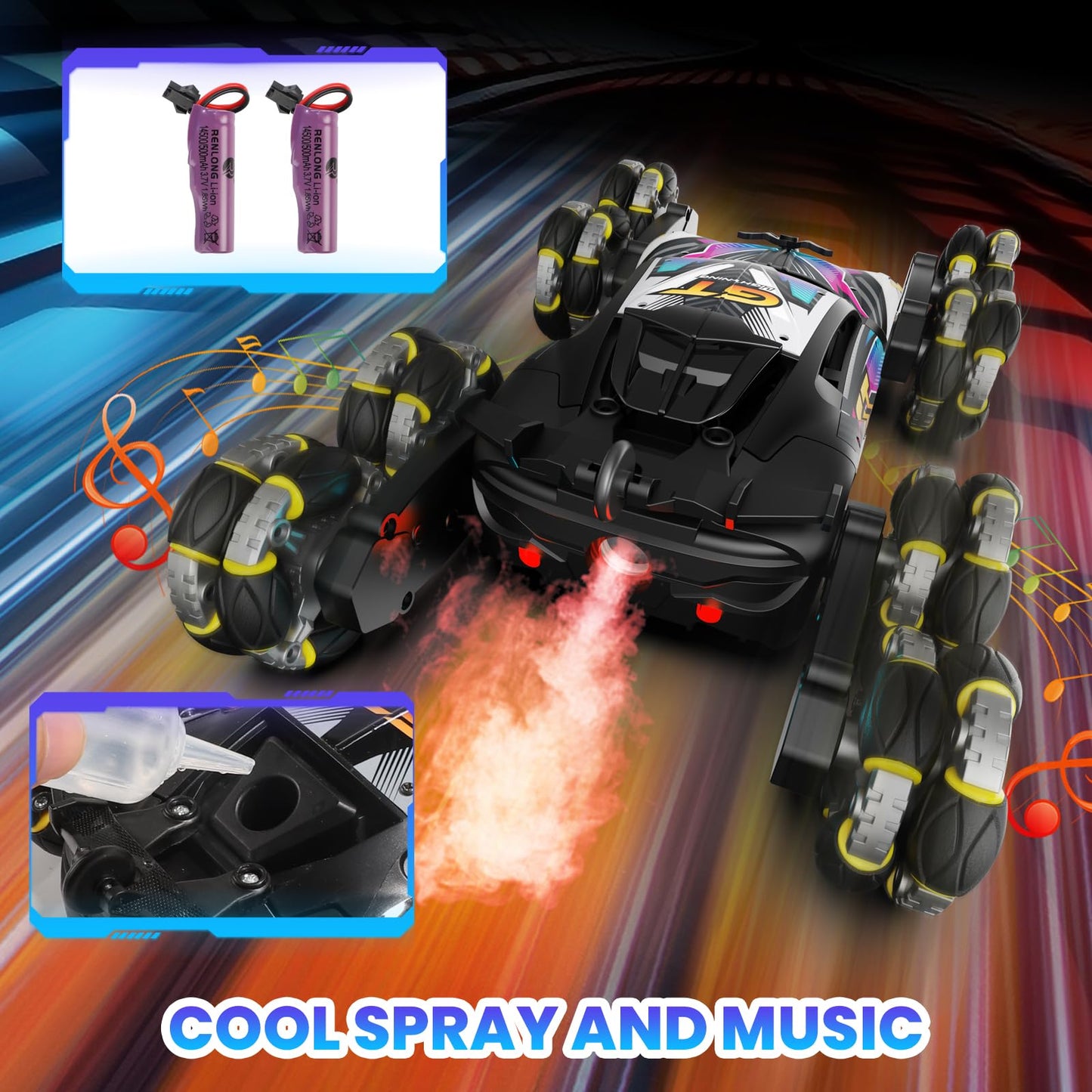 Gesture Sensing RC Stunt Car for Kids
