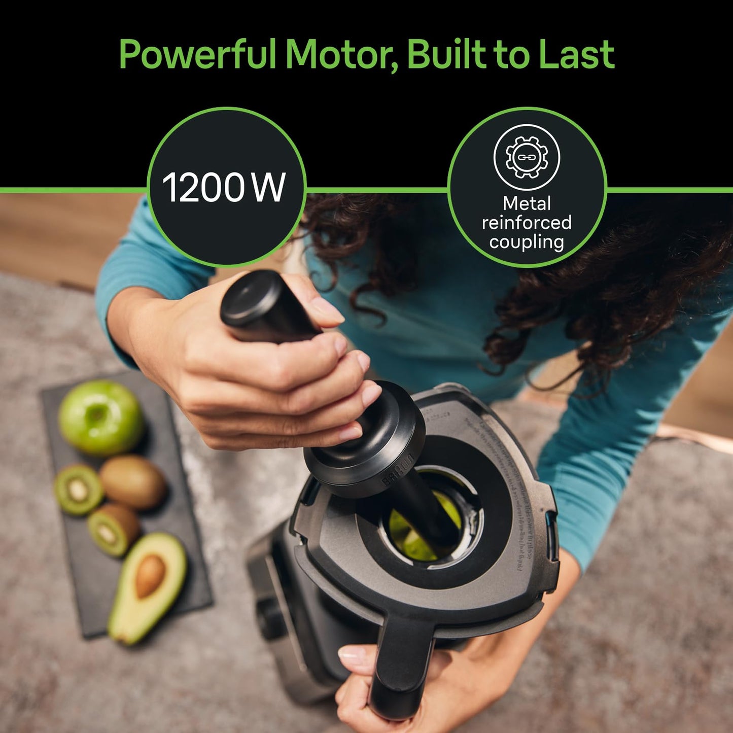 Braun TriForce Power Blender JB7500BK - 1200W