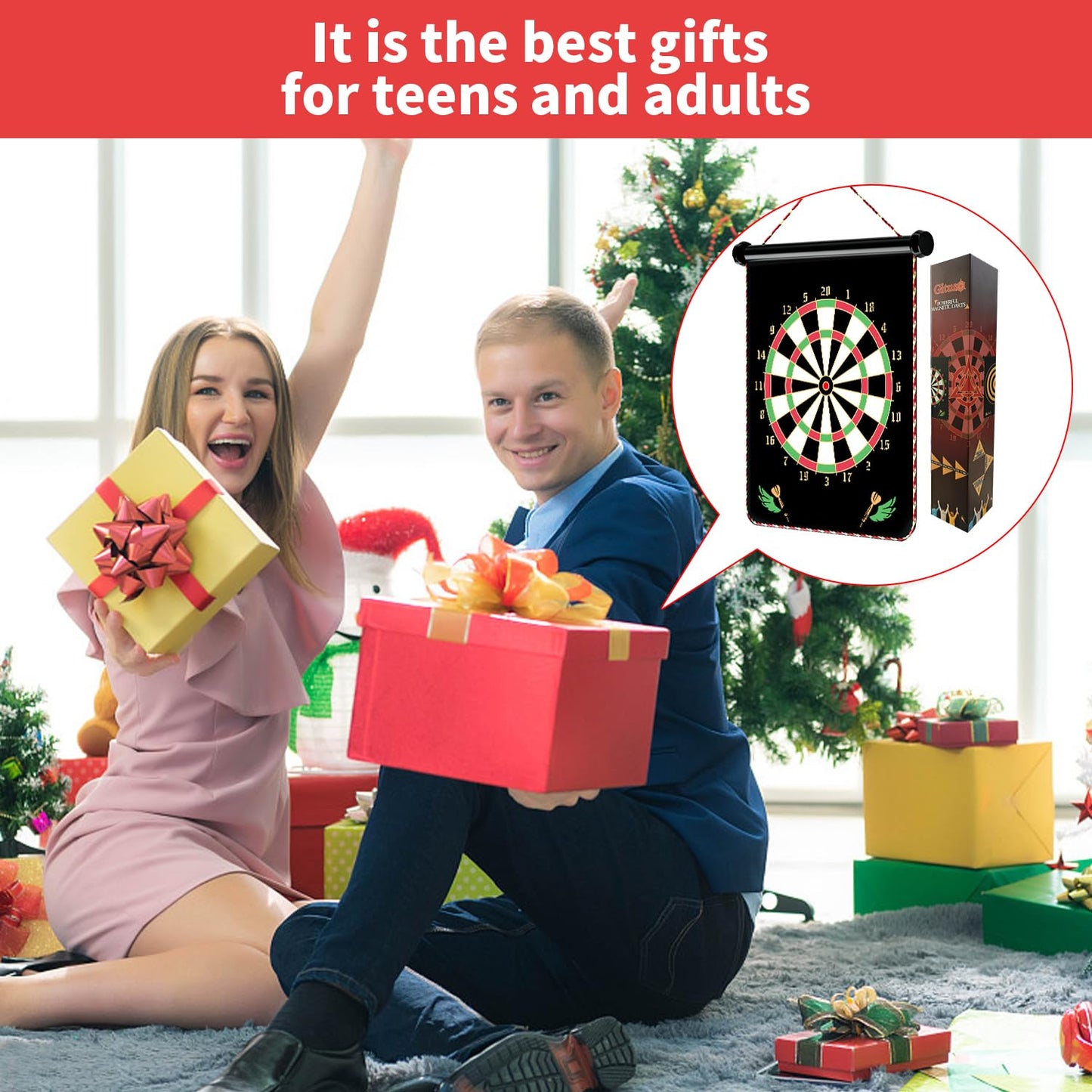 Magnetic Dart Board Game for Kids Age 8-16