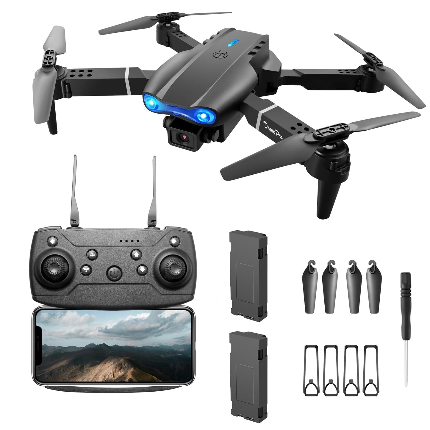 4K Dual HD Camera FPV Drone by THOAML
