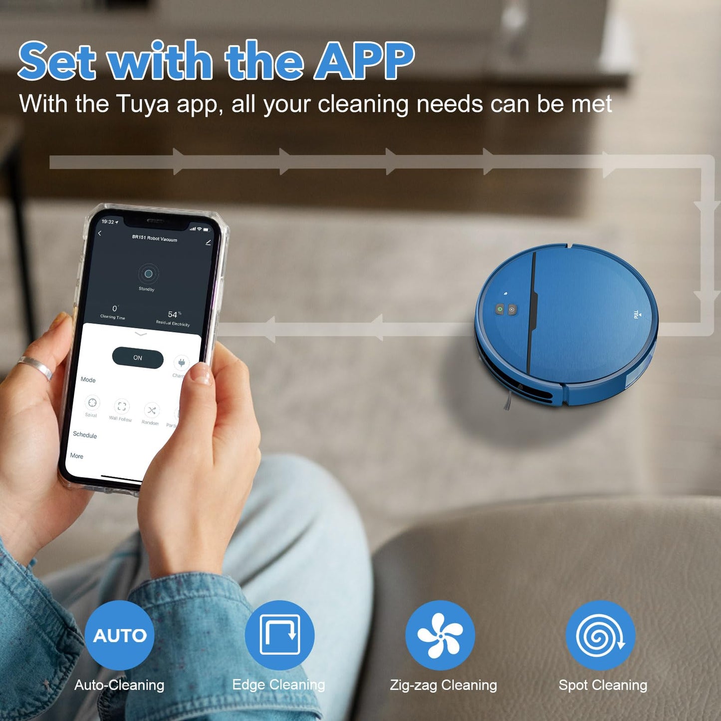 iMartine 2-in-1 Robotic Vacuum and Mop
