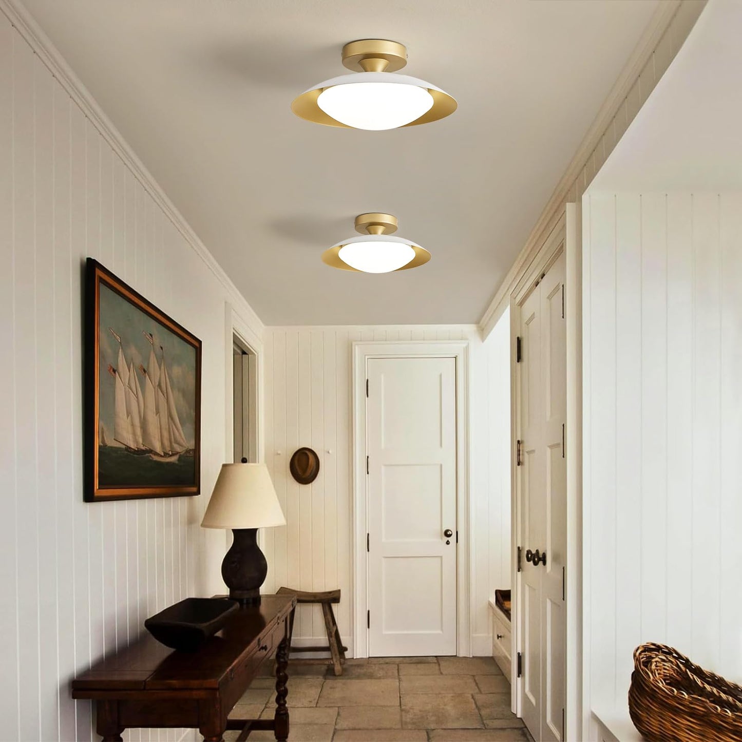 Dimmable Mid Century Modern Ceiling Light Fixture