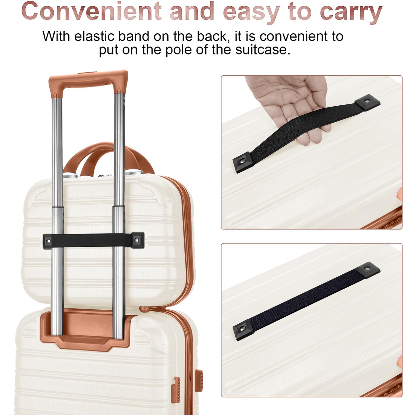 2 Piece Carry On Luggage Set with Spinner Wheels