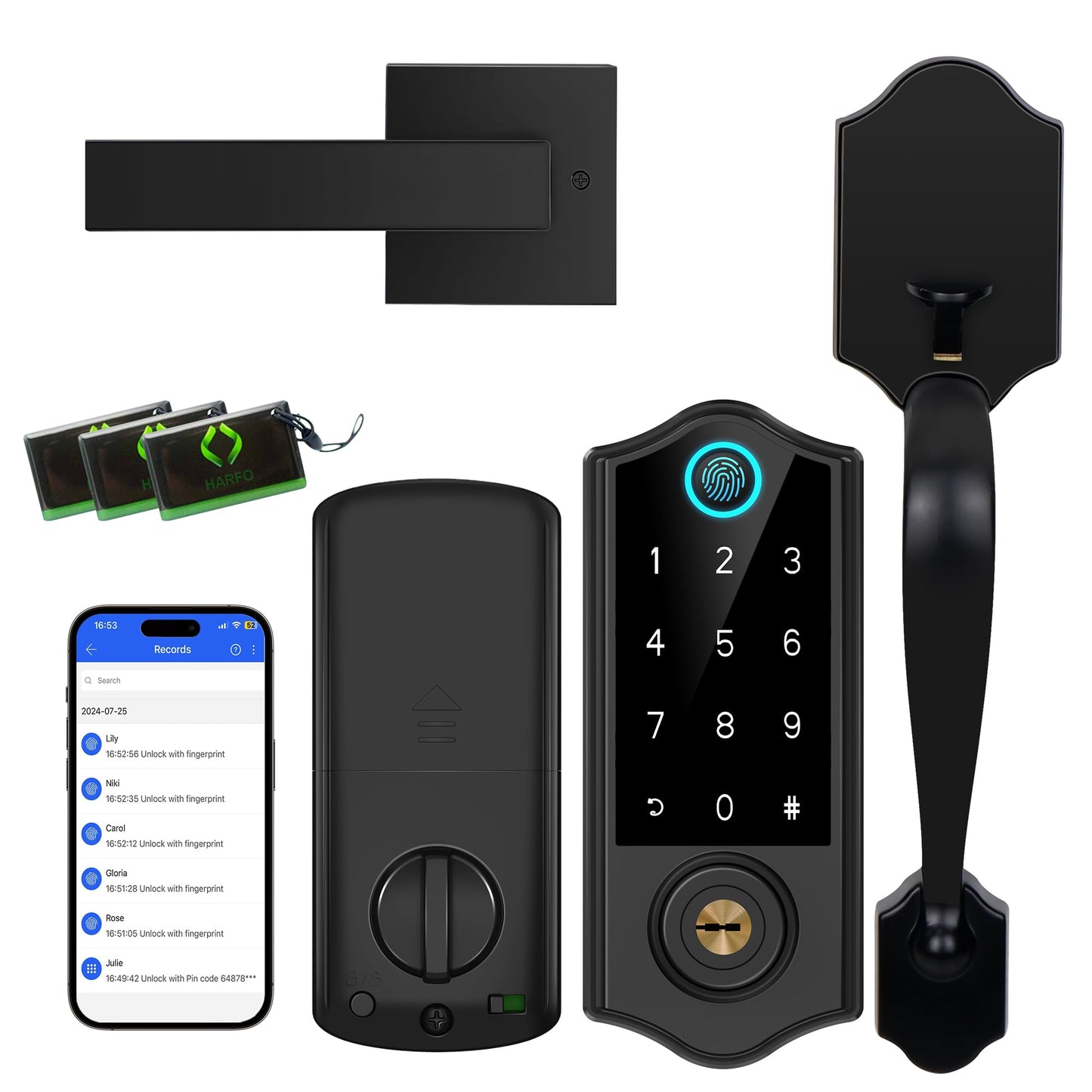 HARFO Keyless Fingerprint Smart Door Lock