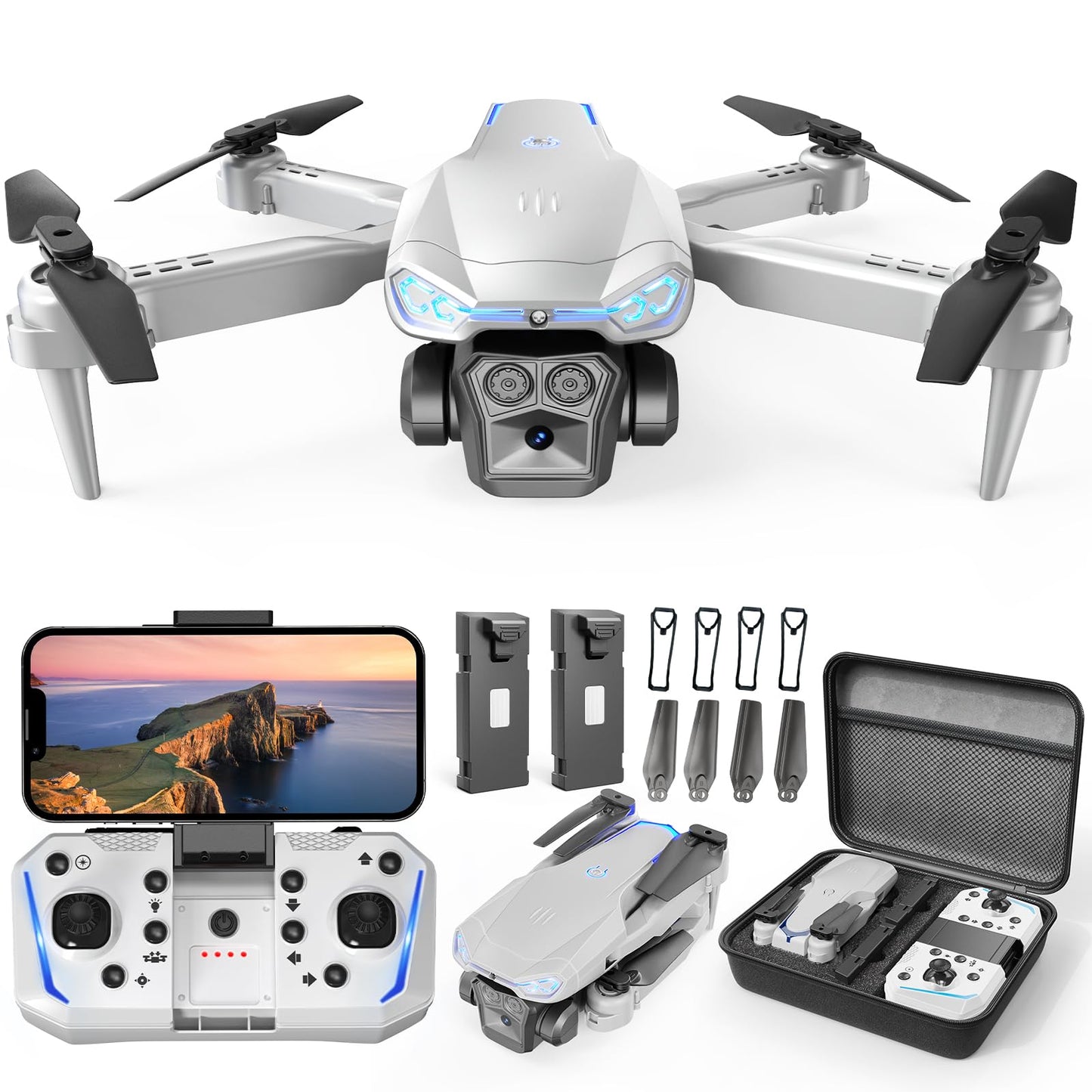1080P HD Mini Drone with Altitude Hold
