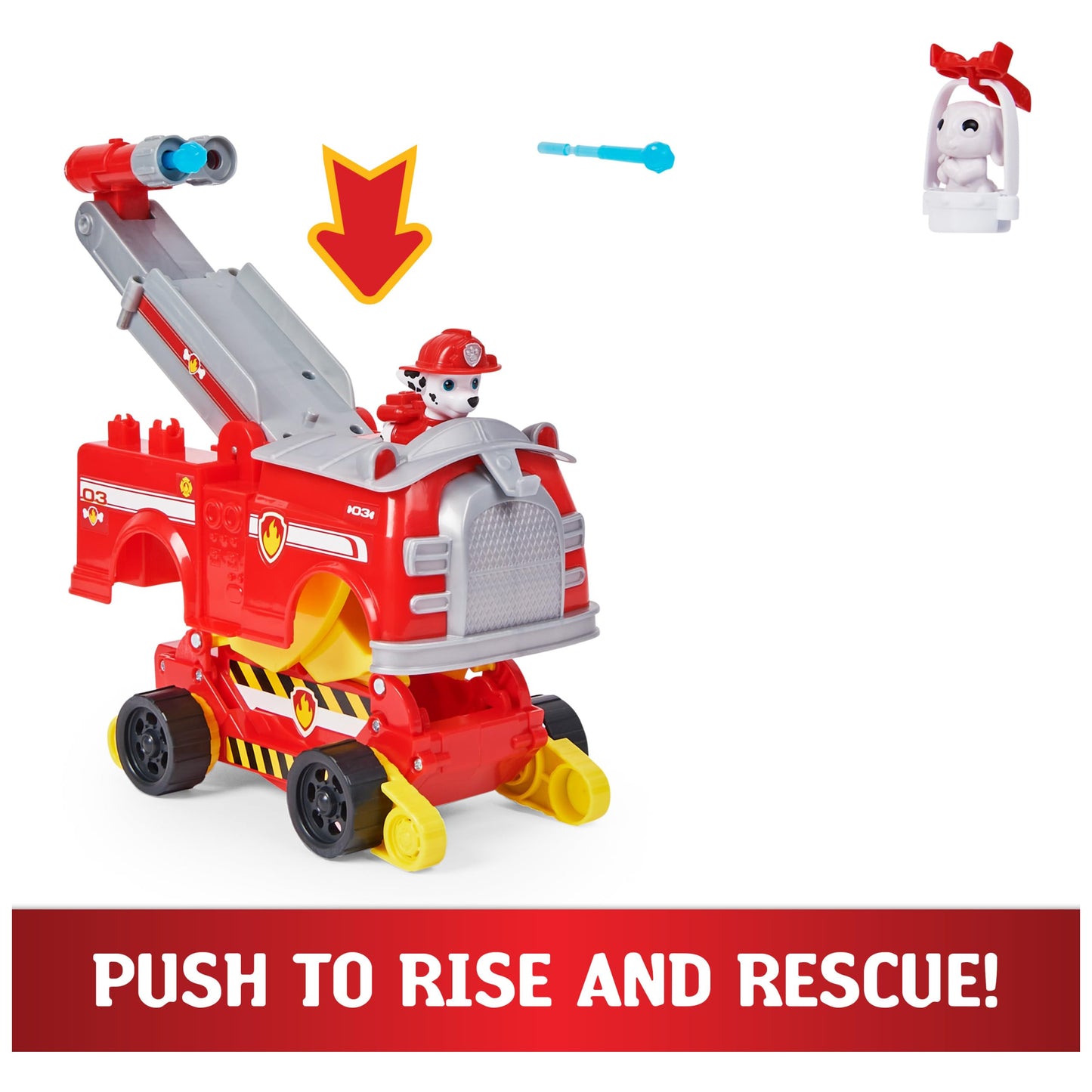 Paw Patrol Marshall Transforming Toy Car with Figures