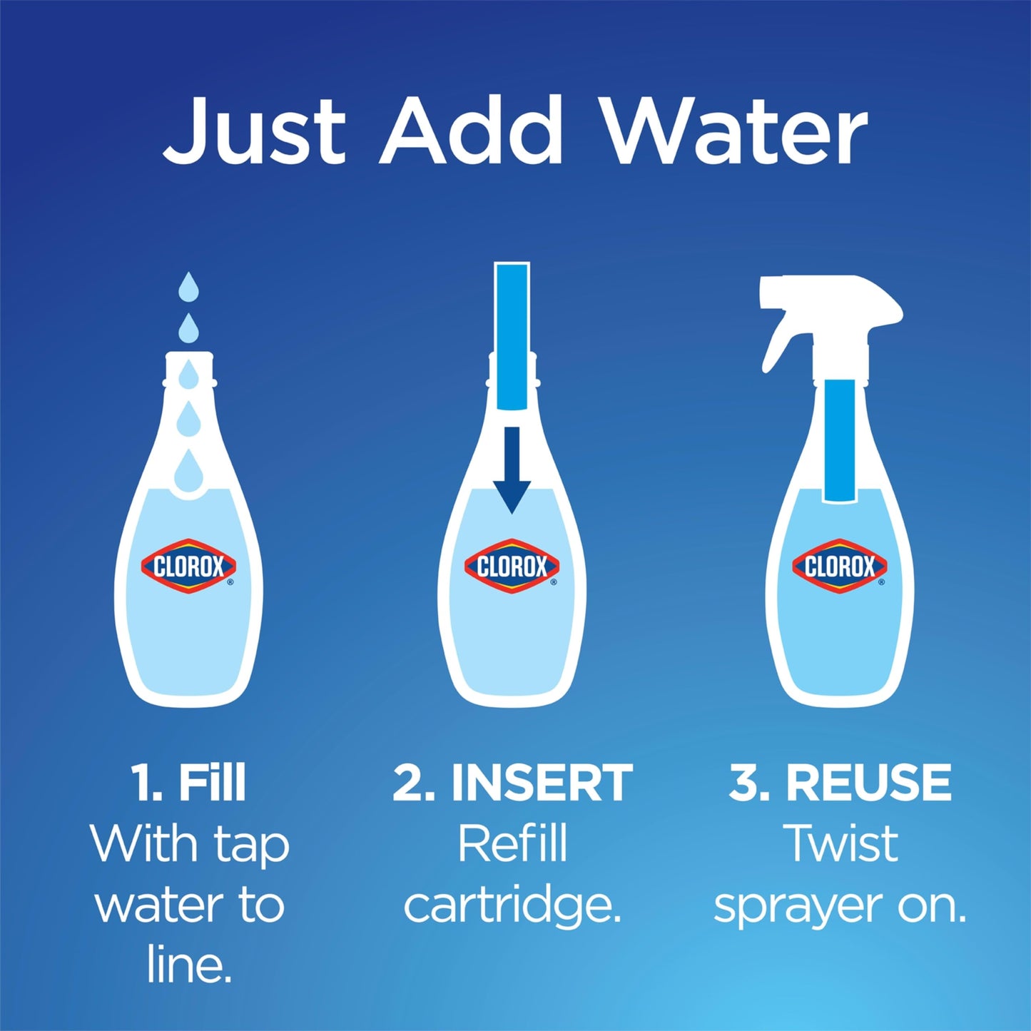 Clorox Bathroom Foamer Kit with 2 Refills