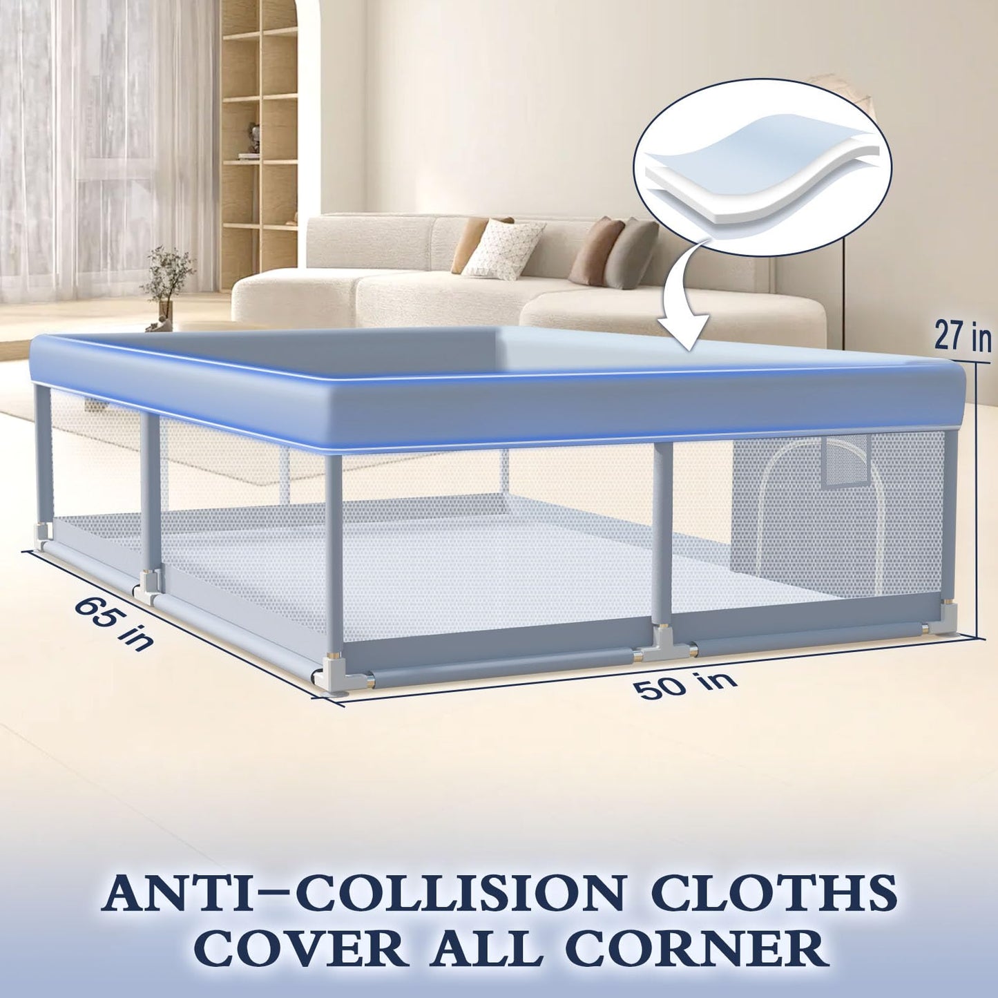 Baby Playpen for Indoor & Outdoor Use