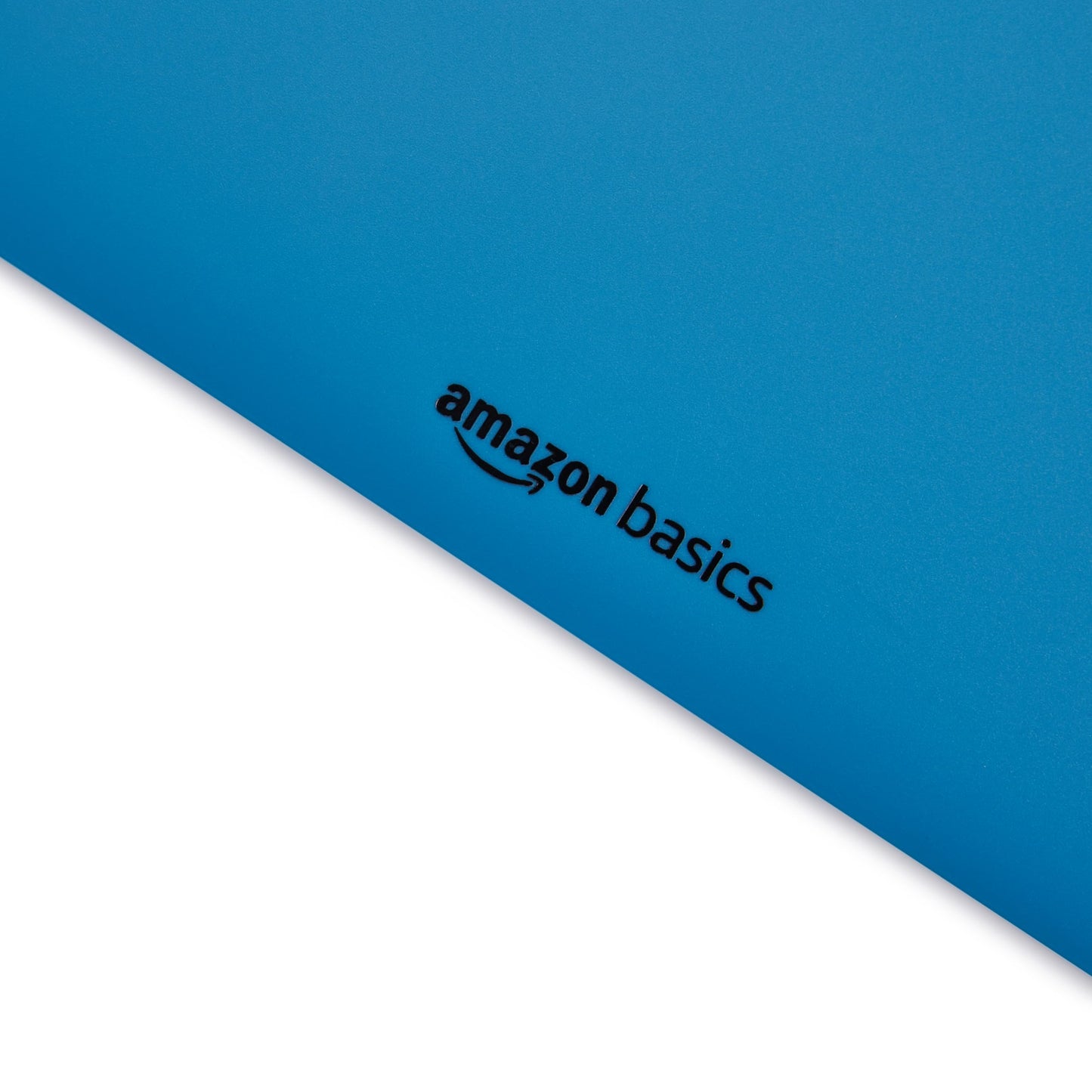 Amazon Basics Heavy Duty Plastic Folders with 2 Pockets for Letter Size Paper, Red and Blue, 2-Pack