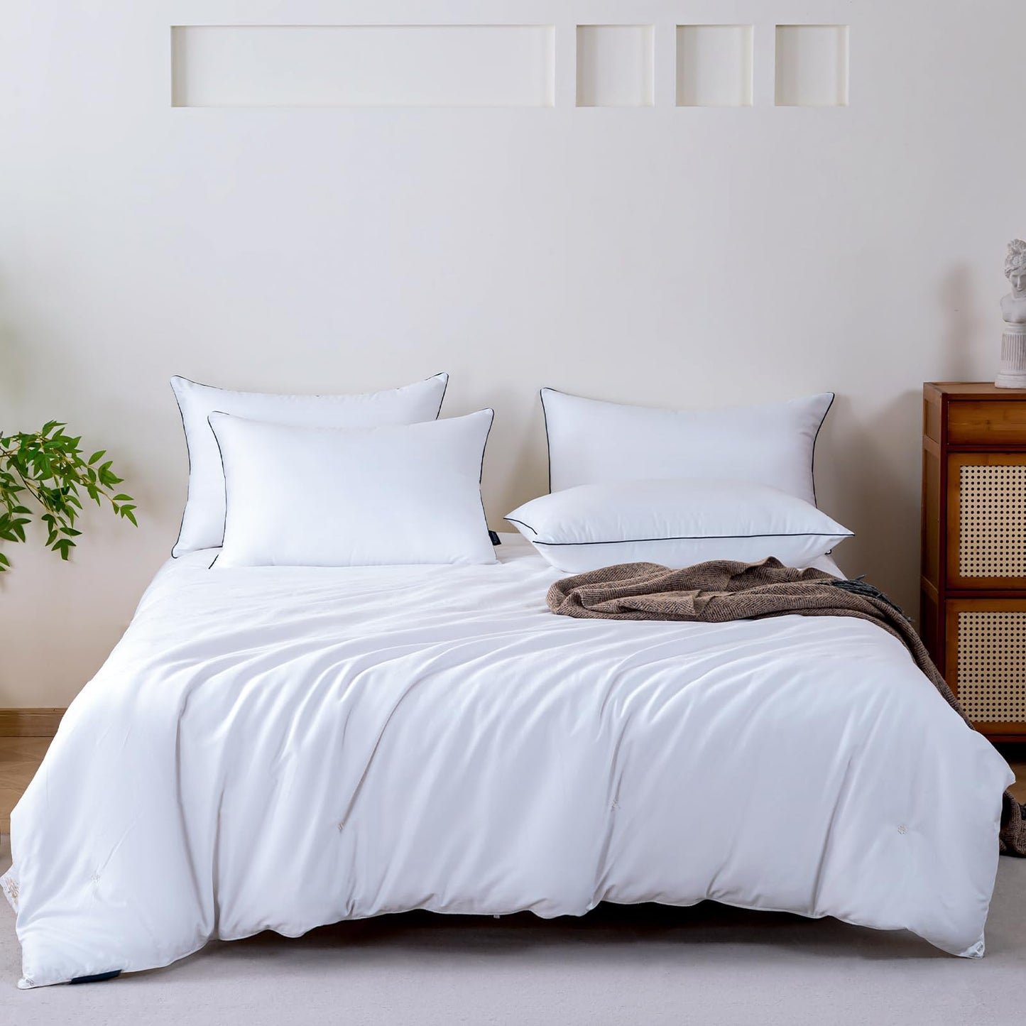 GOHOME Cooling Bed Pillows Set of 4