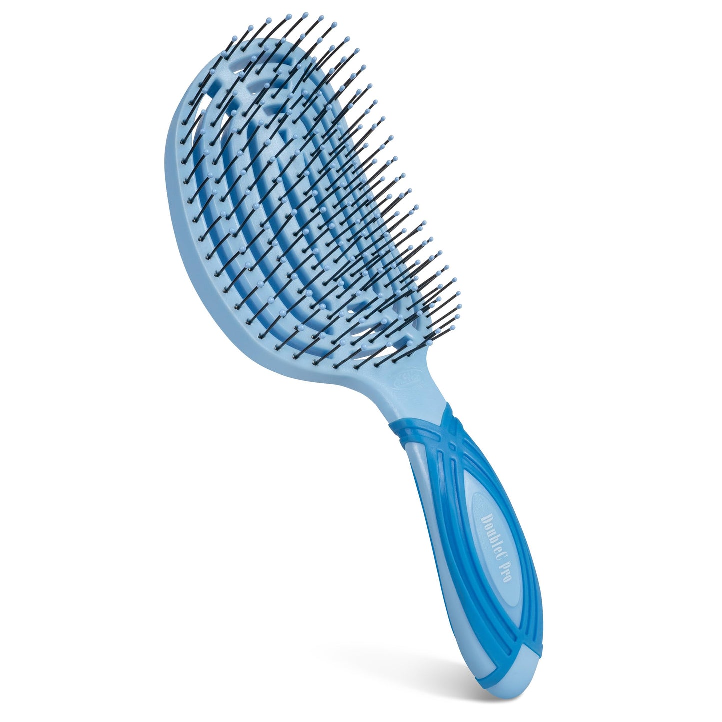 Double Curved Detangling Brush for Hair Dryers