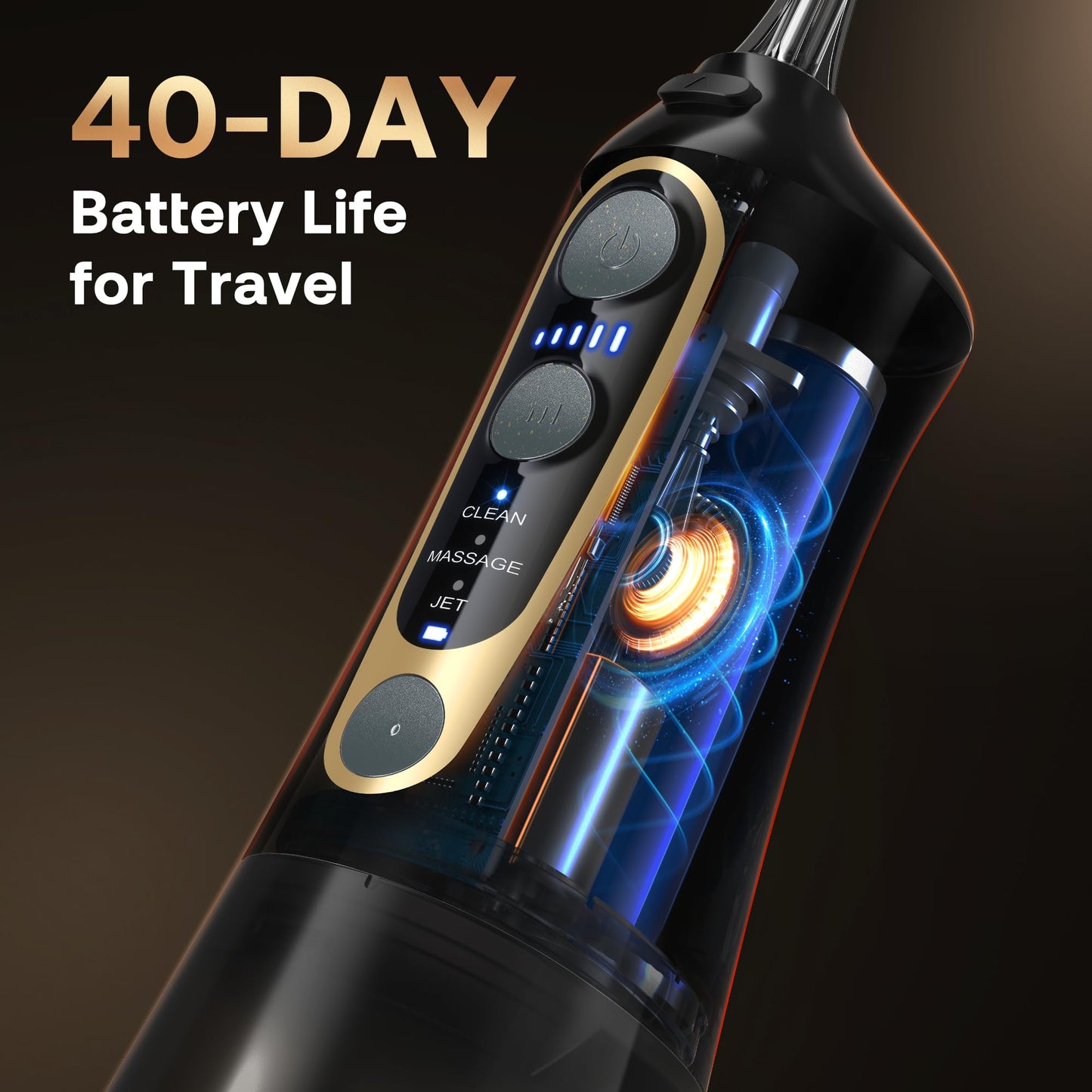 Bitvae Cordless Water Dental Flosser with Jet Tips
