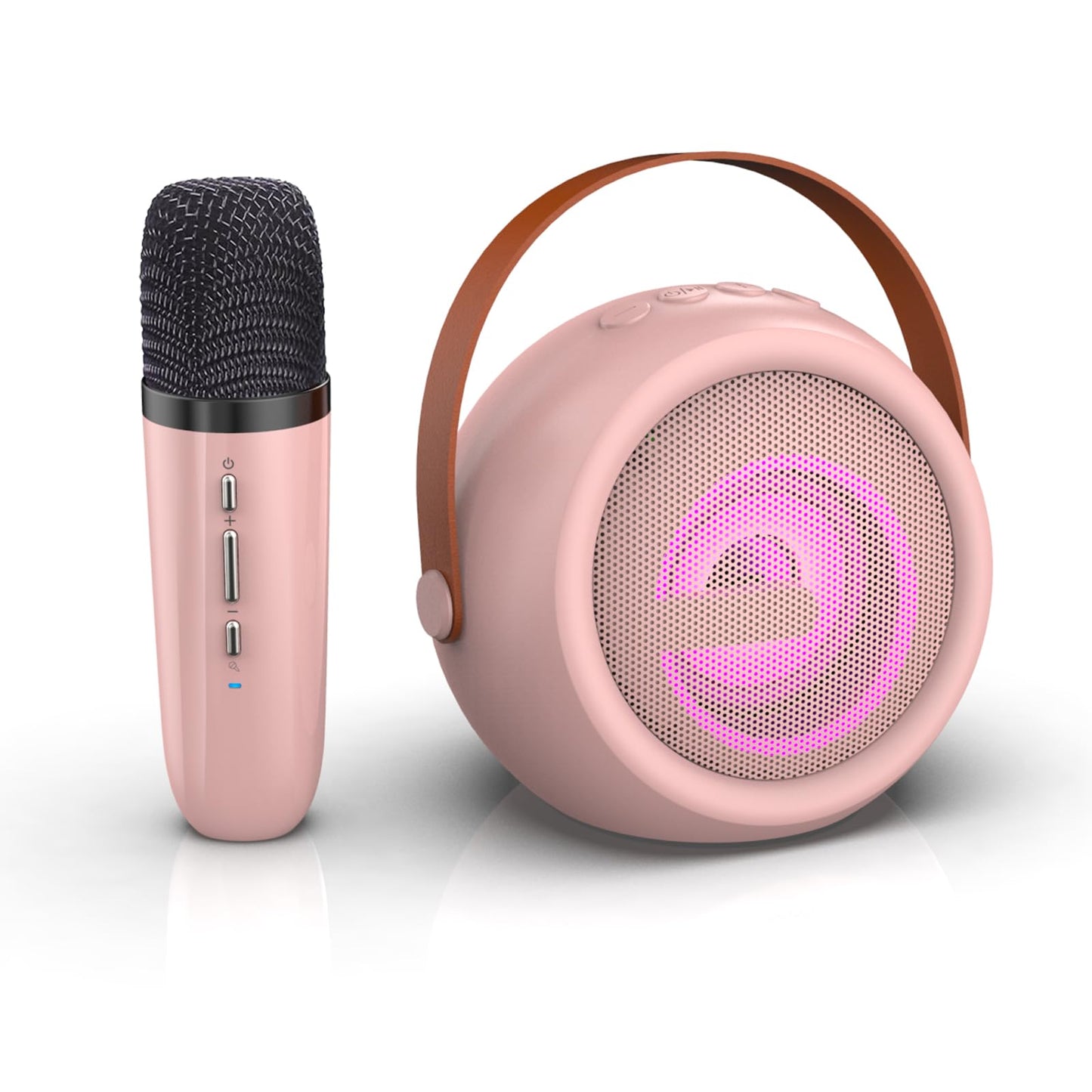 Kids Karaoke Machine with Wireless Microphone - Pink
