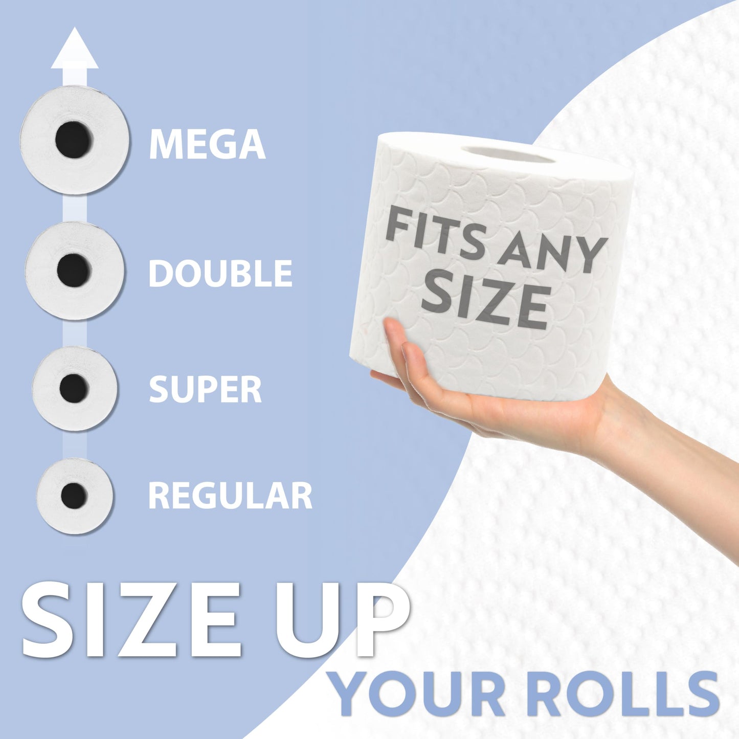 Brookstone Freestanding Toilet Paper Holder, Modern Design