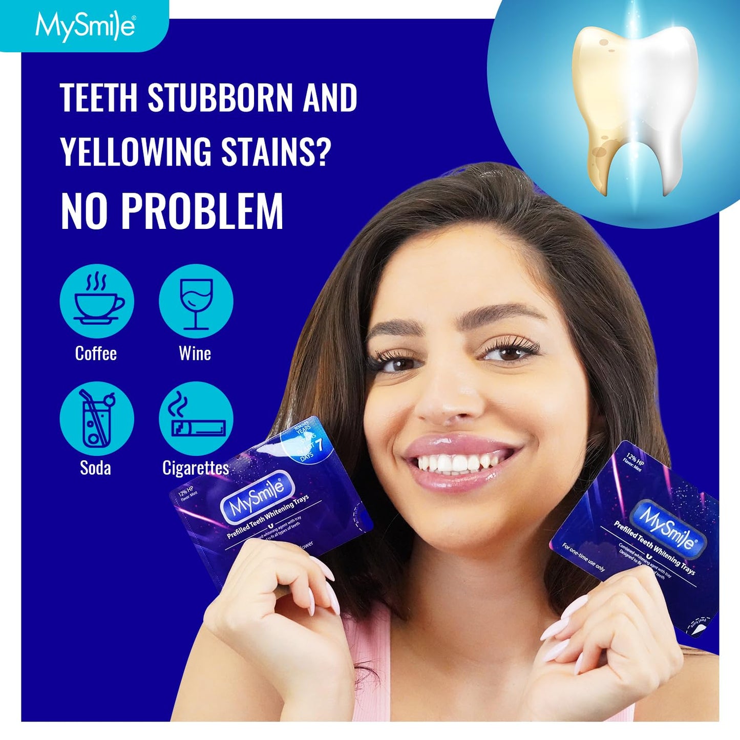 MySmile Teeth Whitening Trays Kit for Sensitive Teeth