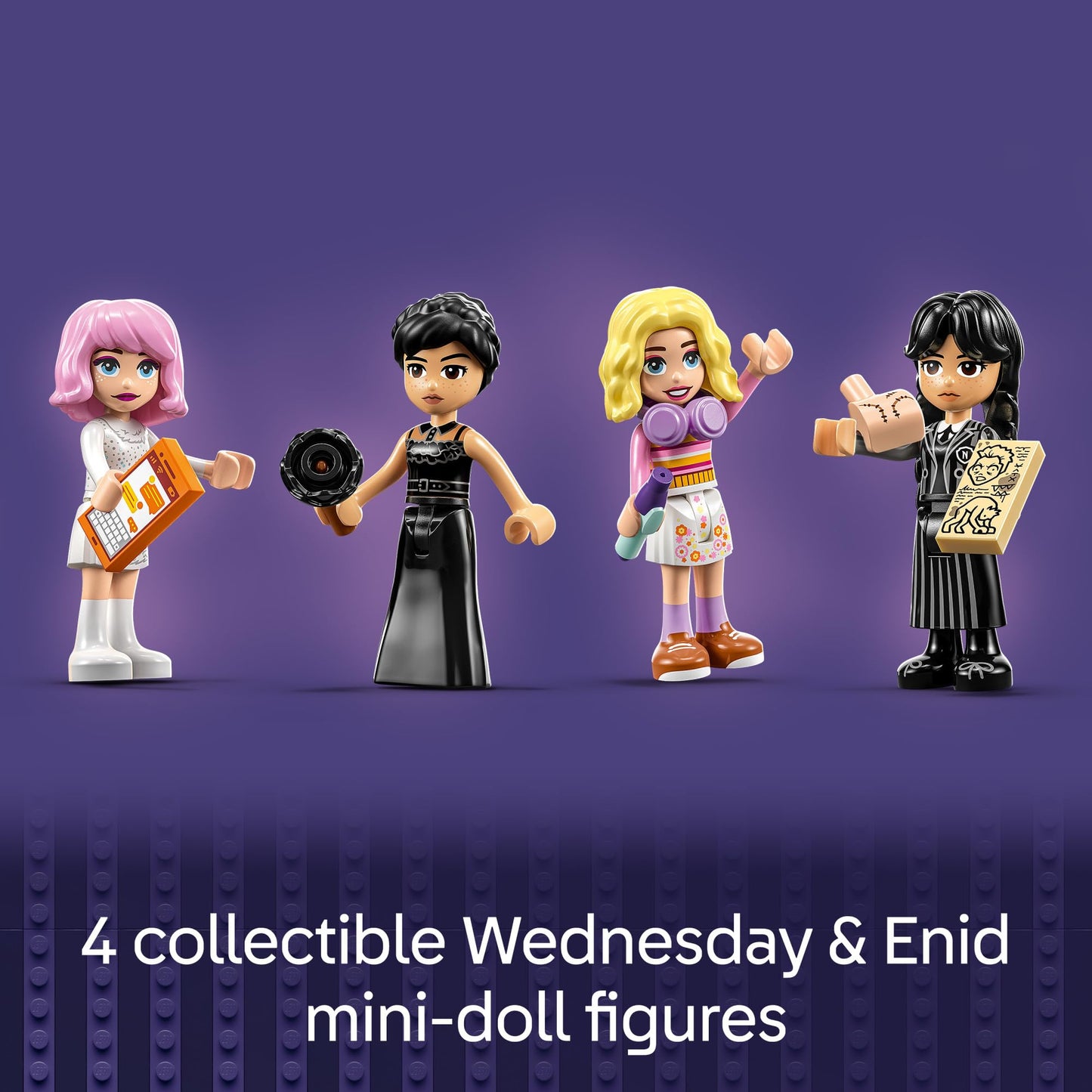 LEGO Wednesday Addams Dorm Room Playset with Minifigures