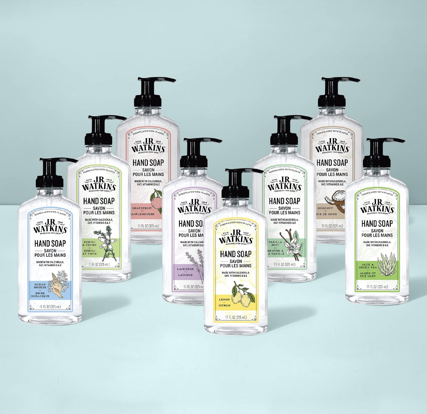 J.R. Watkins Grapefruit Gel Hand Soap 3 Pack
