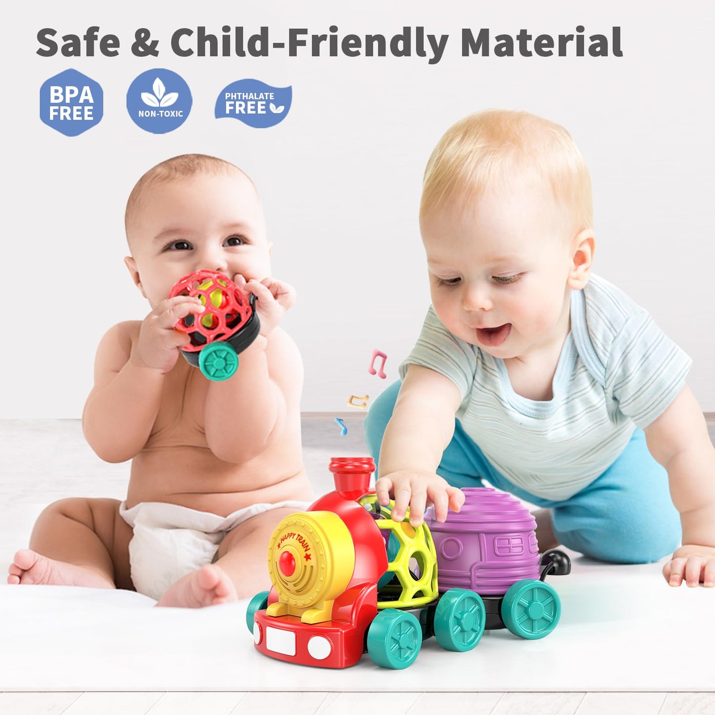 Toddler Train Toy for 1 Year Olds