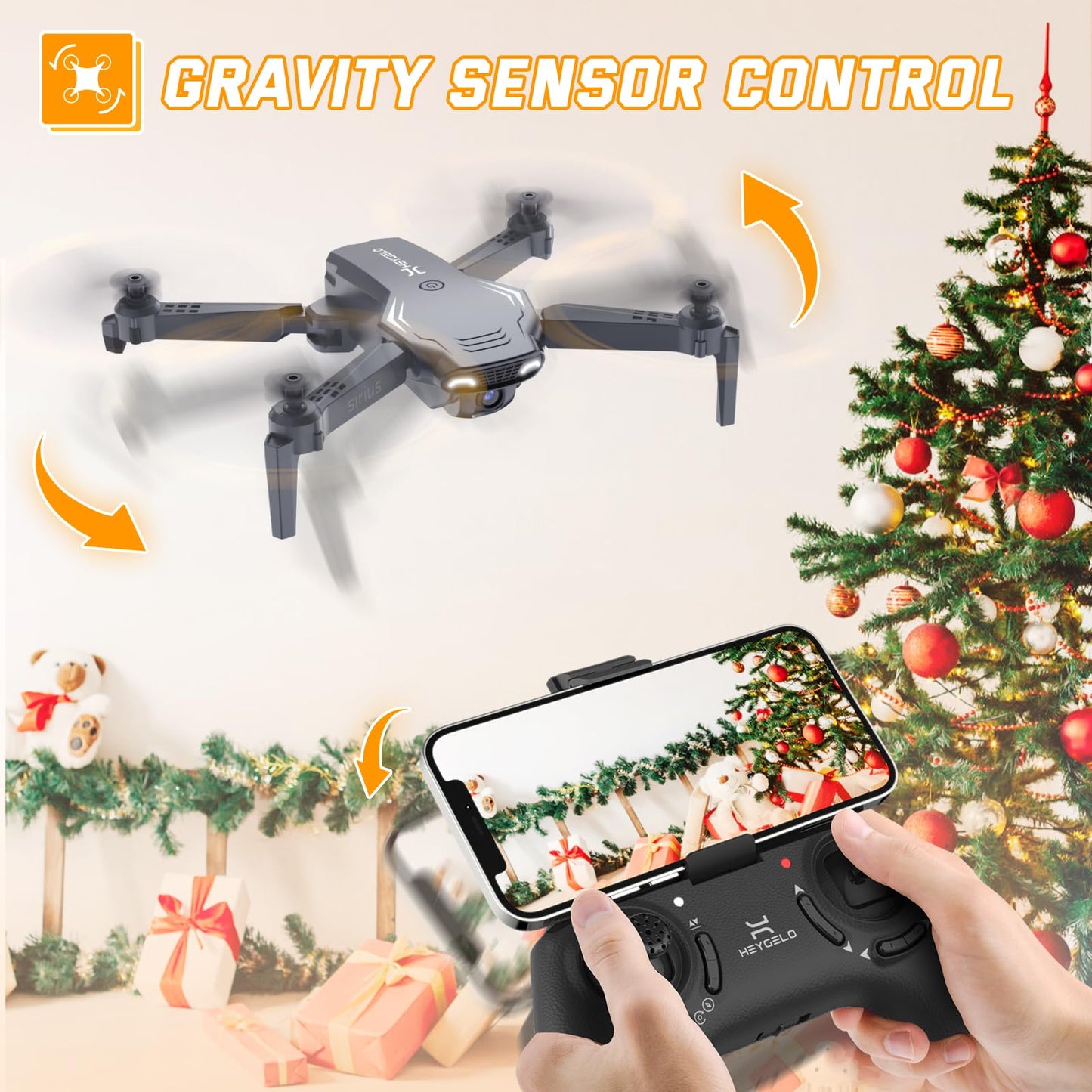Mini Drone with Camera for Kids and Adults