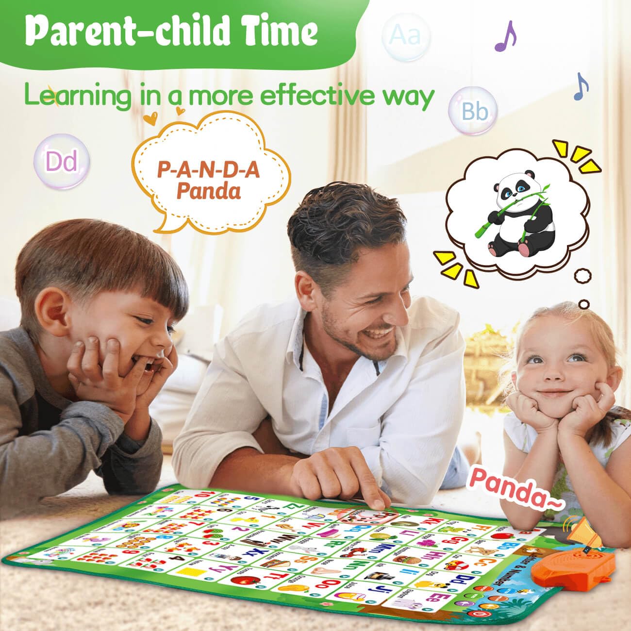 Learning Alphabet Toys for Toddlers - Interactive Chart