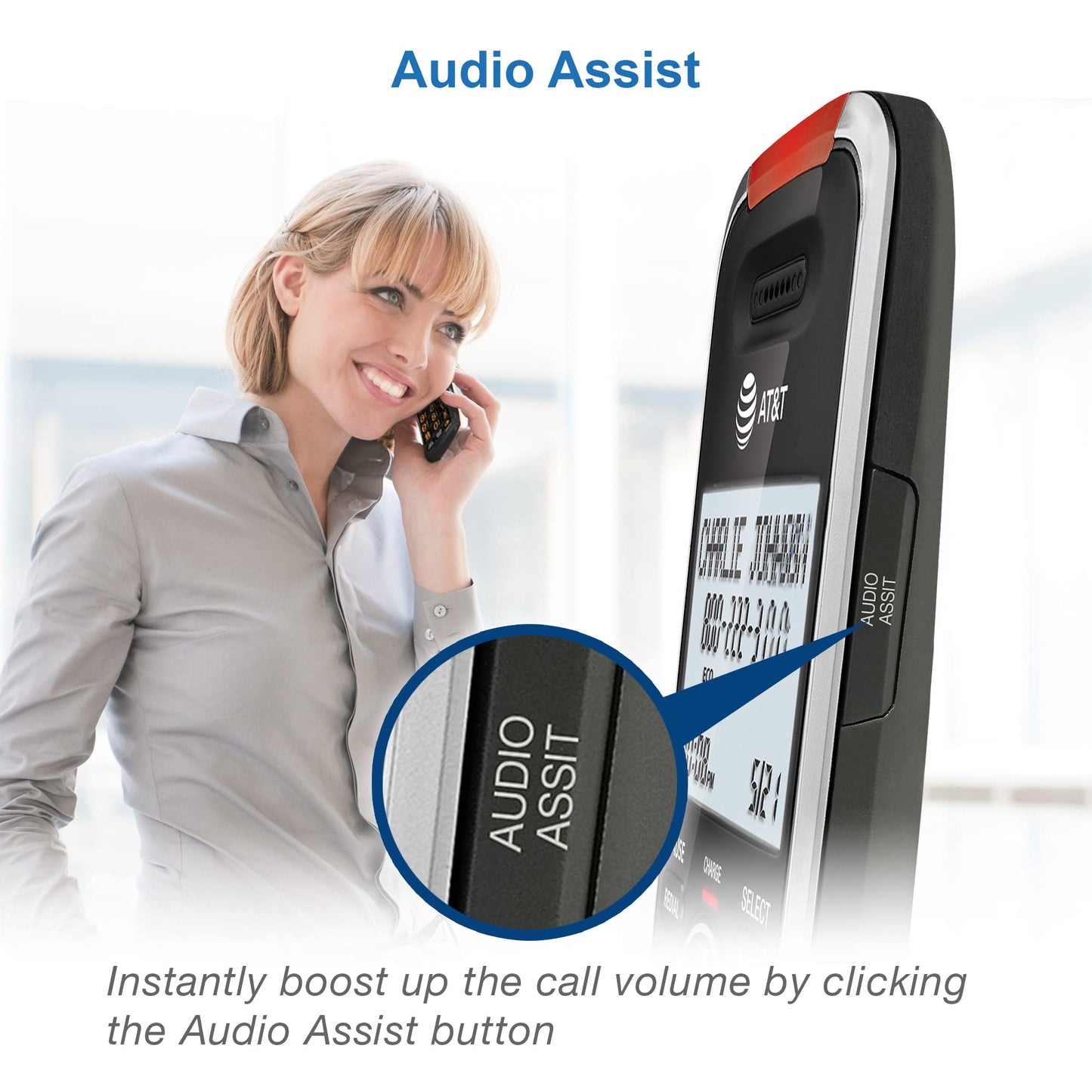 AT&T Cordless Phone with Answering Machine & Call Blocking