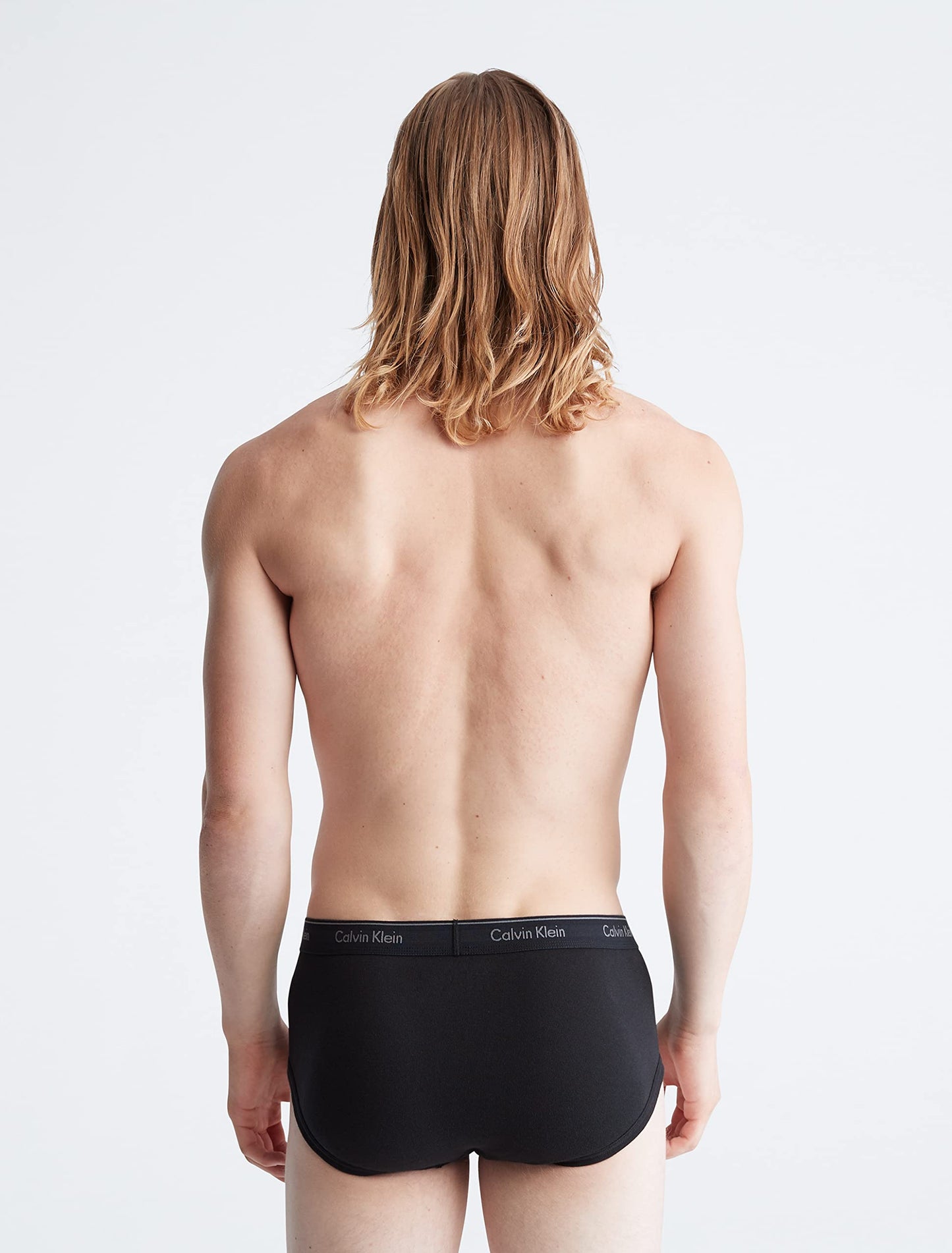 Calvin Klein Men's Cotton Classics 5-Pack Brief, 5 Black, Small