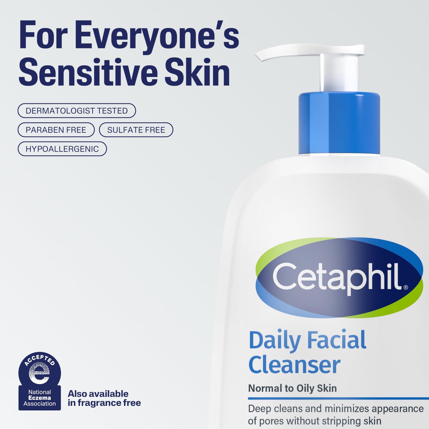 Cetaphil Daily Facial Cleanser for Sensitive Skin