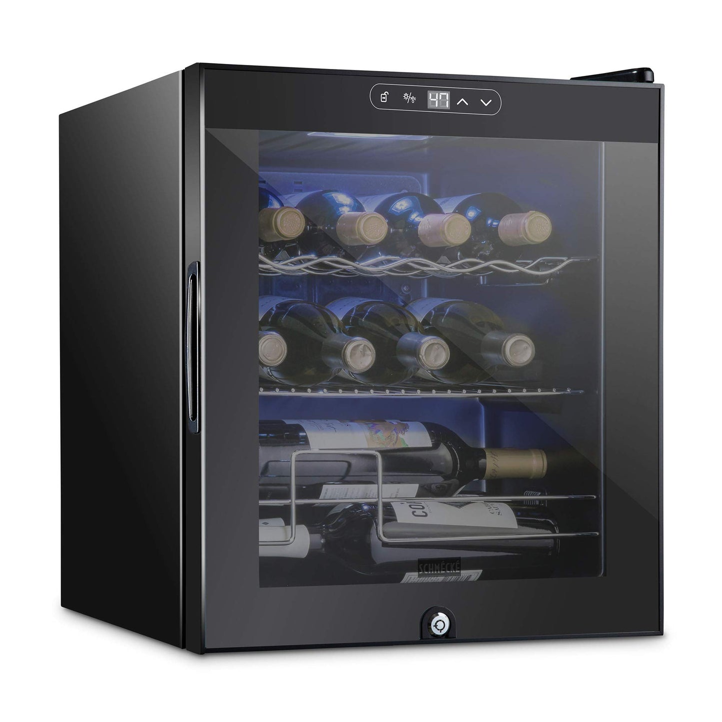 SCHMÉCKÉ 12-Bottle Wine Cooler with Digital Control
