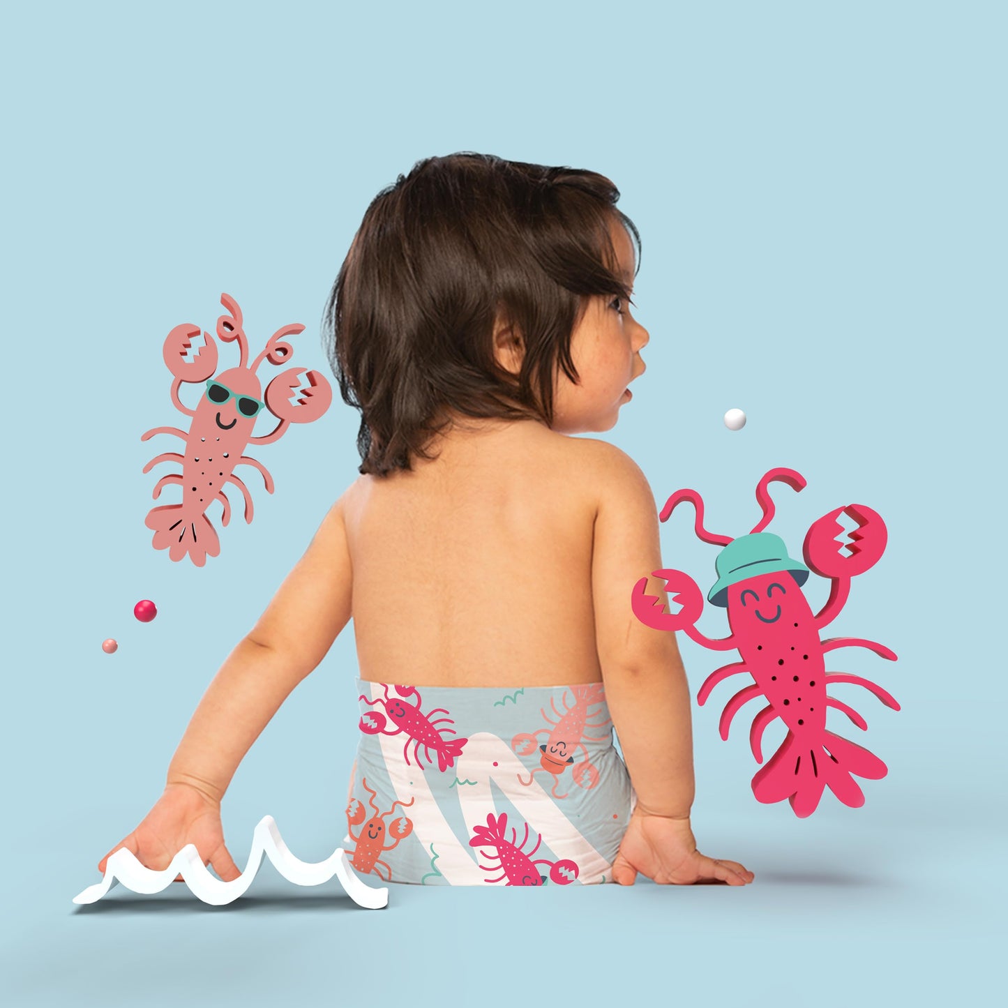 Hello Bello Eco-Friendly Swim Diapers Size Medium
