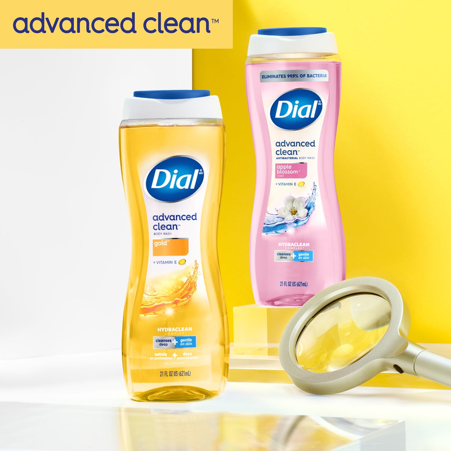 Dial Advanced Clean Body Wash, 16 fl oz, 6 Pack