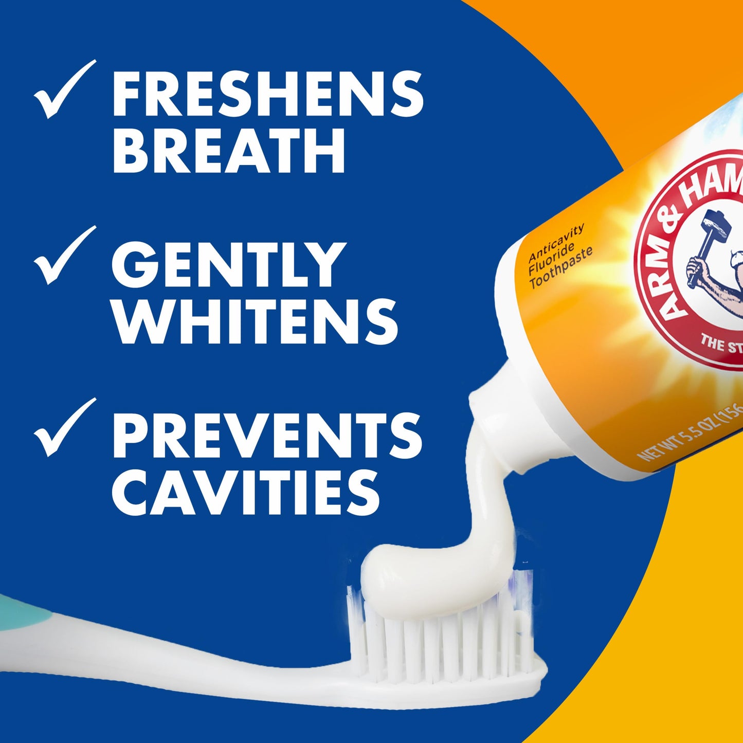 Arm & Hammer Whitening Fluoride Toothpaste, Icy Mint